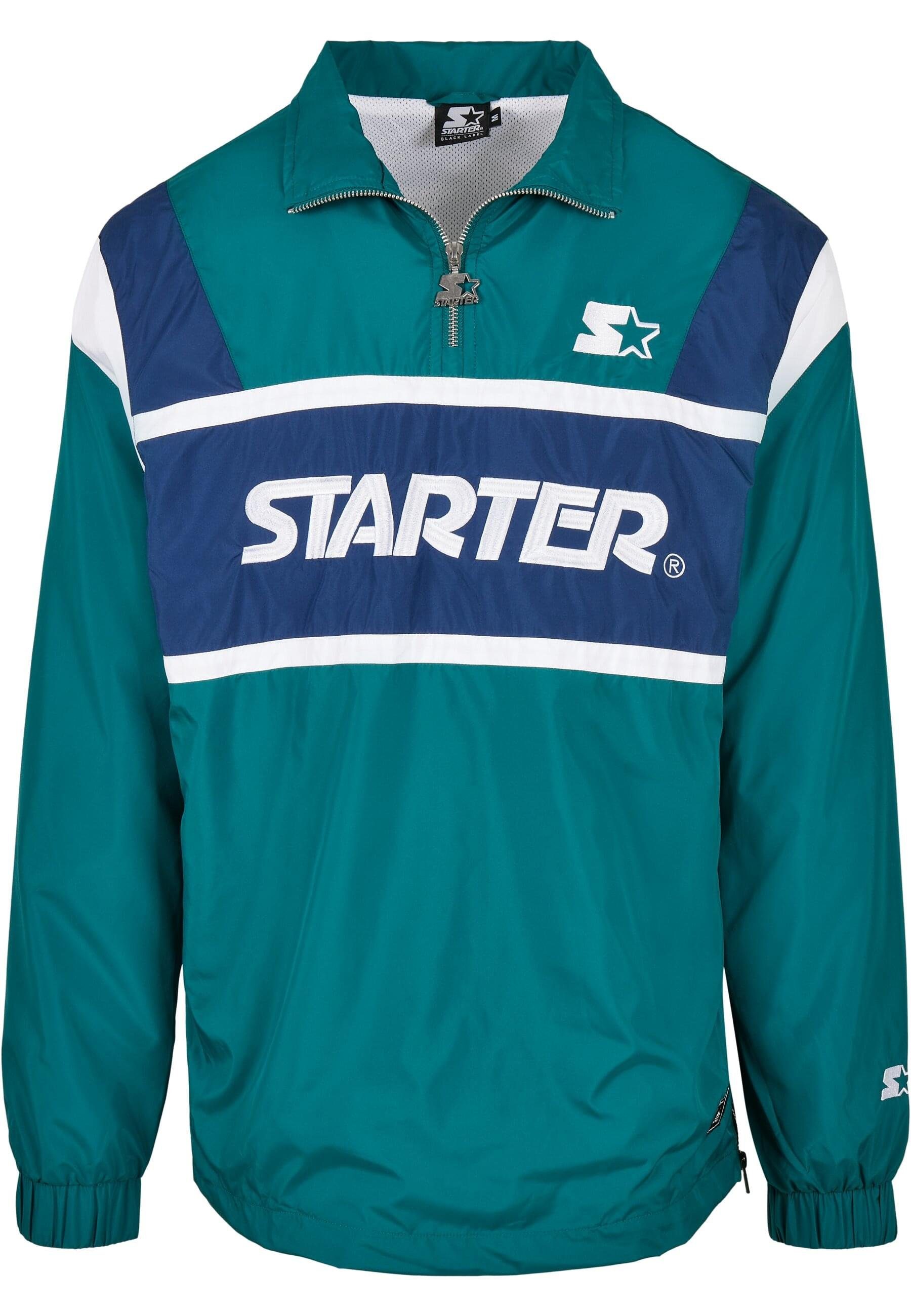 Starter Outdoorjacke Jacket Starter (1-St) retrogreen/bluenight/white Herren Half Zip Retro