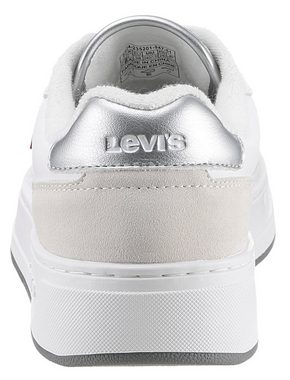 Levi's® GLIDE S Plateausneaker mit Kontrastbesätzen, Freizeitschuh, Halbschuh, Schnürschuh