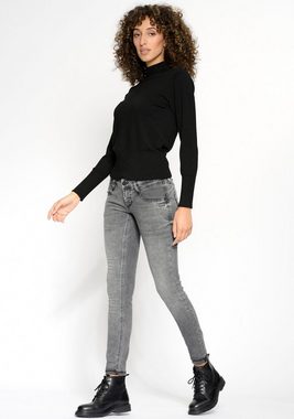 GANG Skinny-fit-Jeans 94Nena in authenischer Used-Waschung