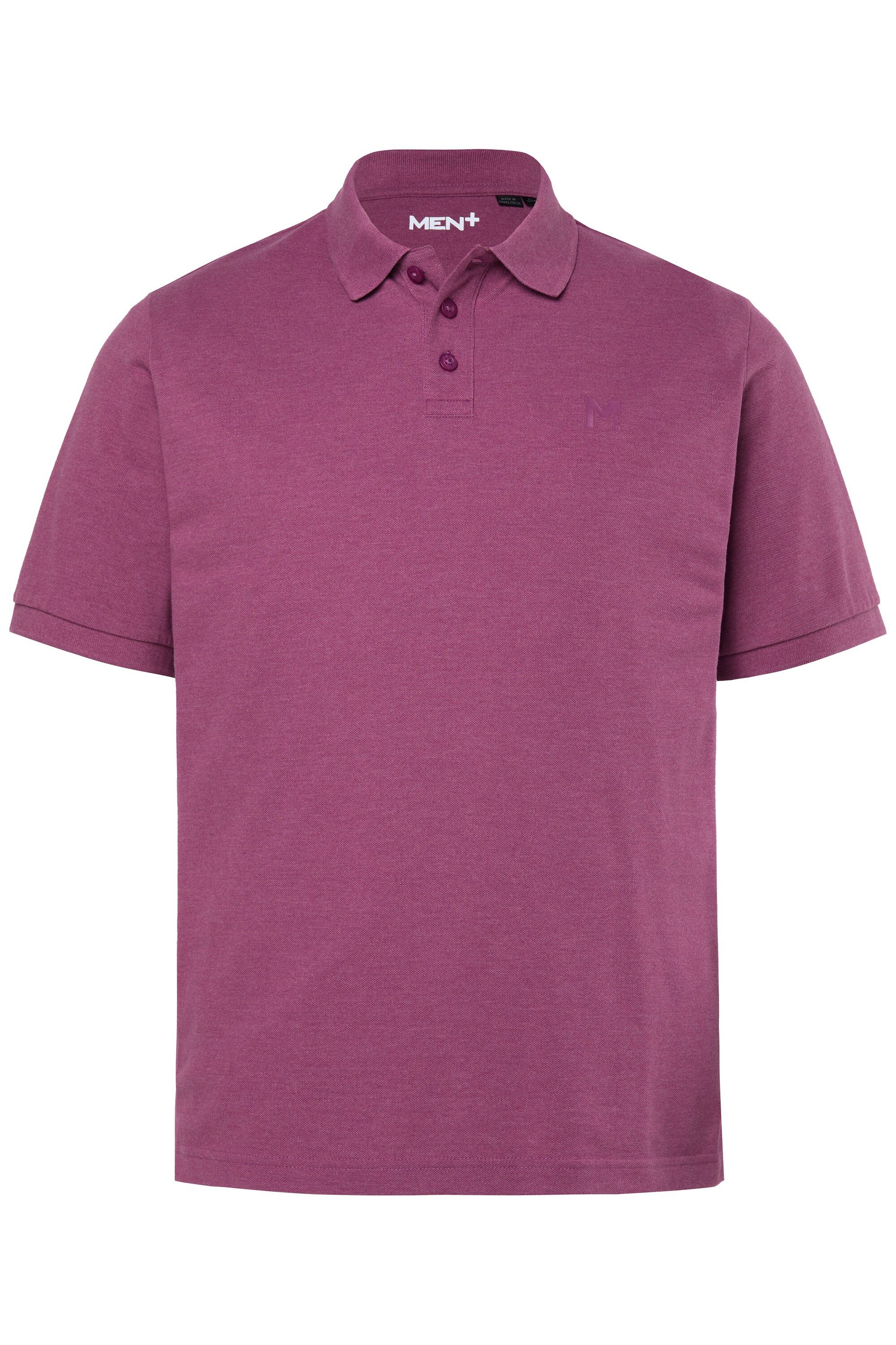 Men Plus Poloshirt Poloshirt Basic Piqué Halbarm