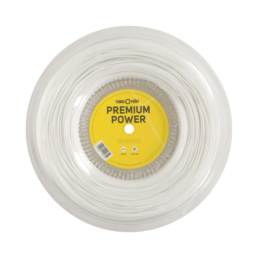 Tennissaite Premium Power 220m white
