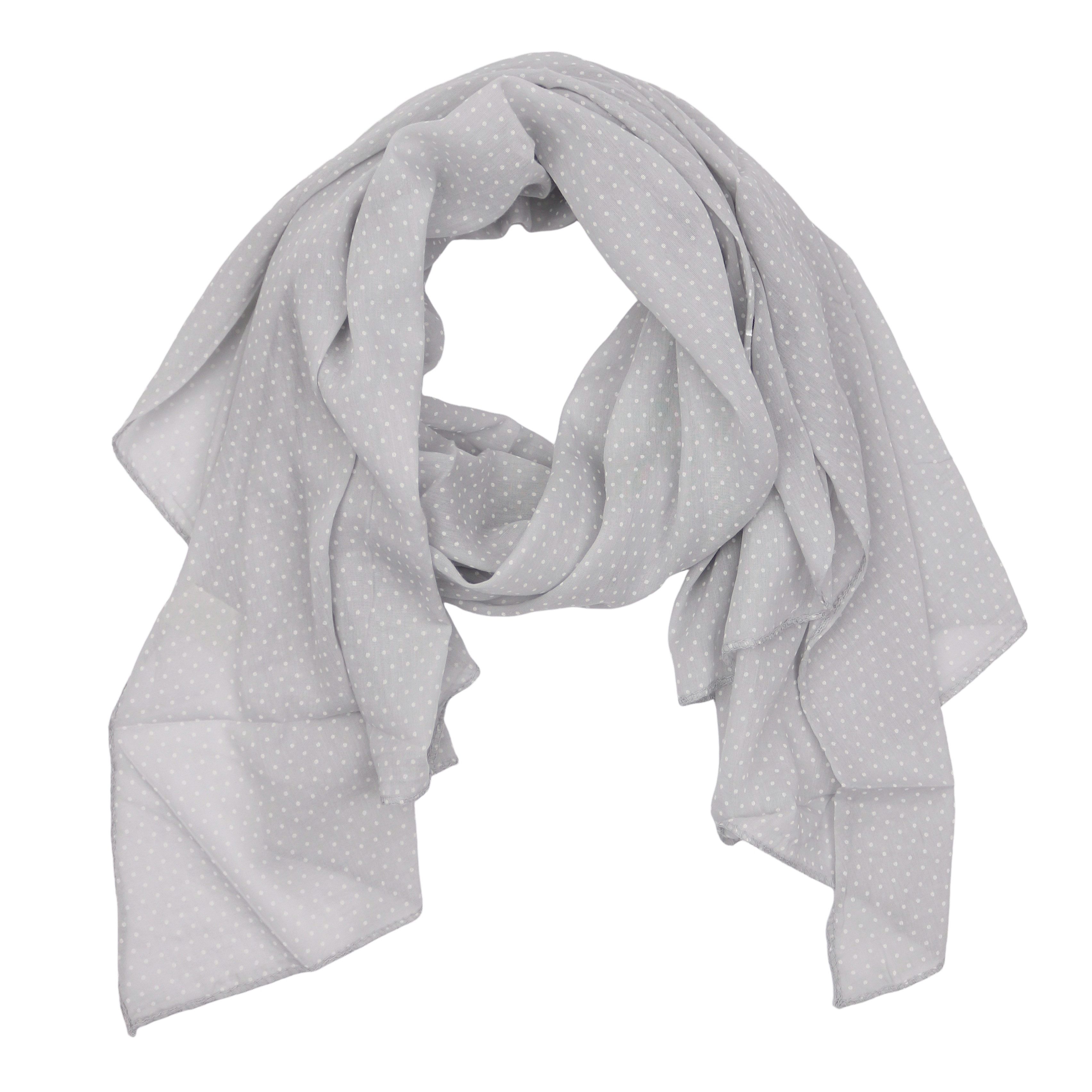 MIRROSI Modeschal Asymmetrischer Schal, Made in Italy 20% Seide 80% Baumwol günstig online kaufen