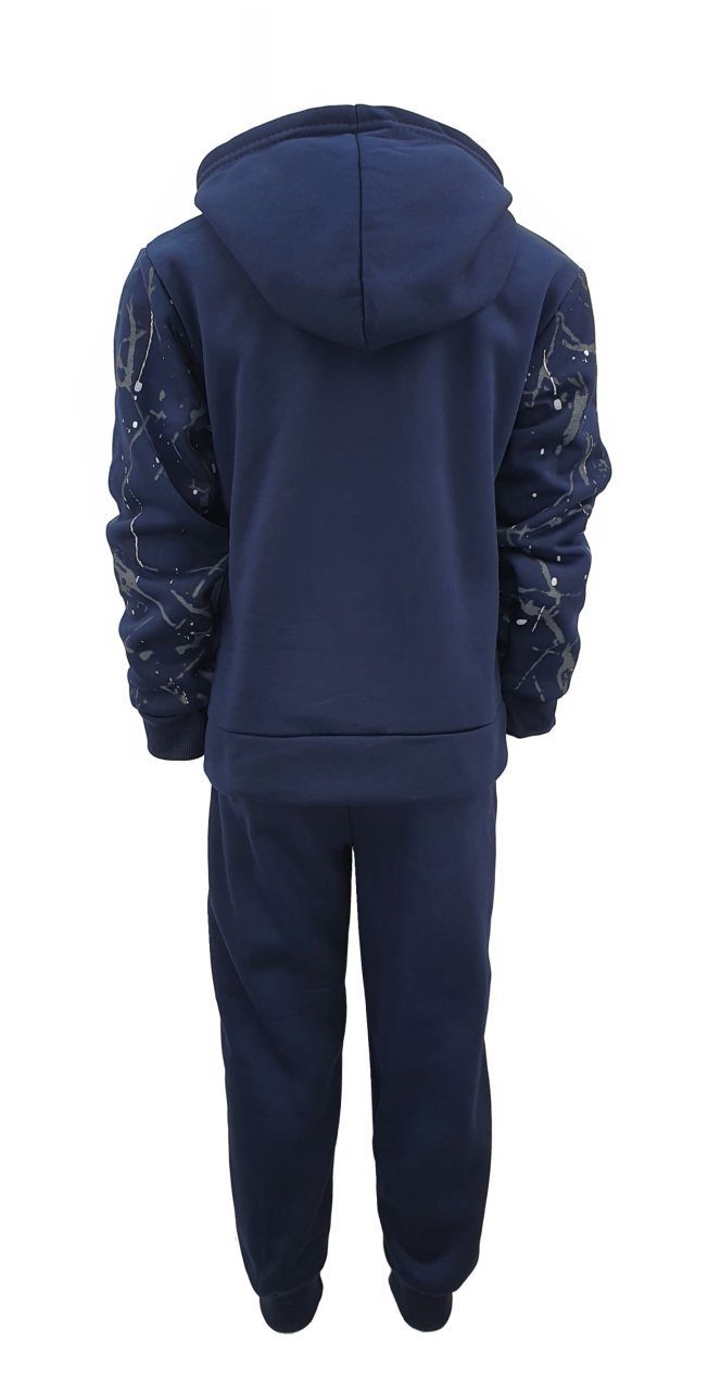 Design Hessis mit Freizeitanzug Jungen Trainingsanzug sportlichem Blau JF40 für