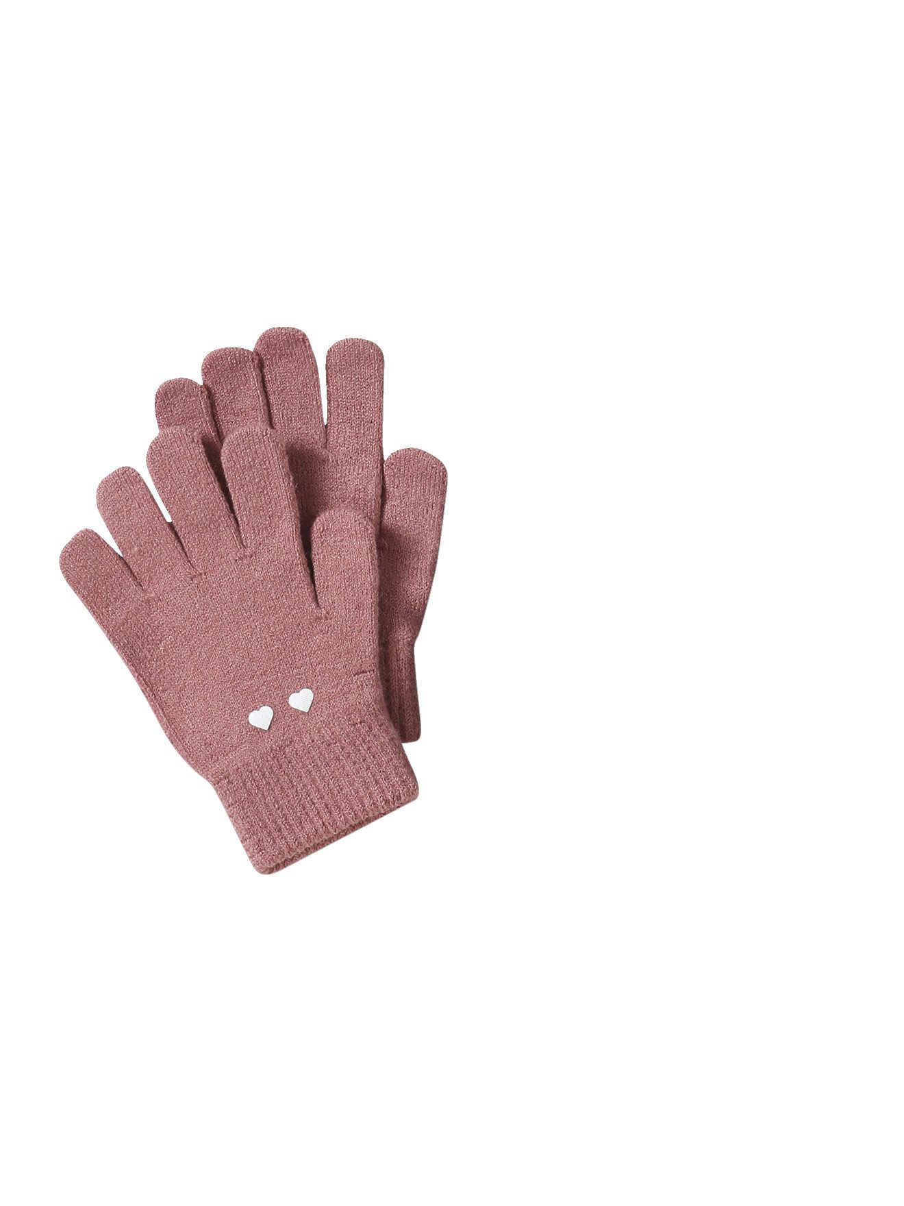 Fäustlinge 2er-Pack mitwachsende Mädchen Handschuhe, Herzen