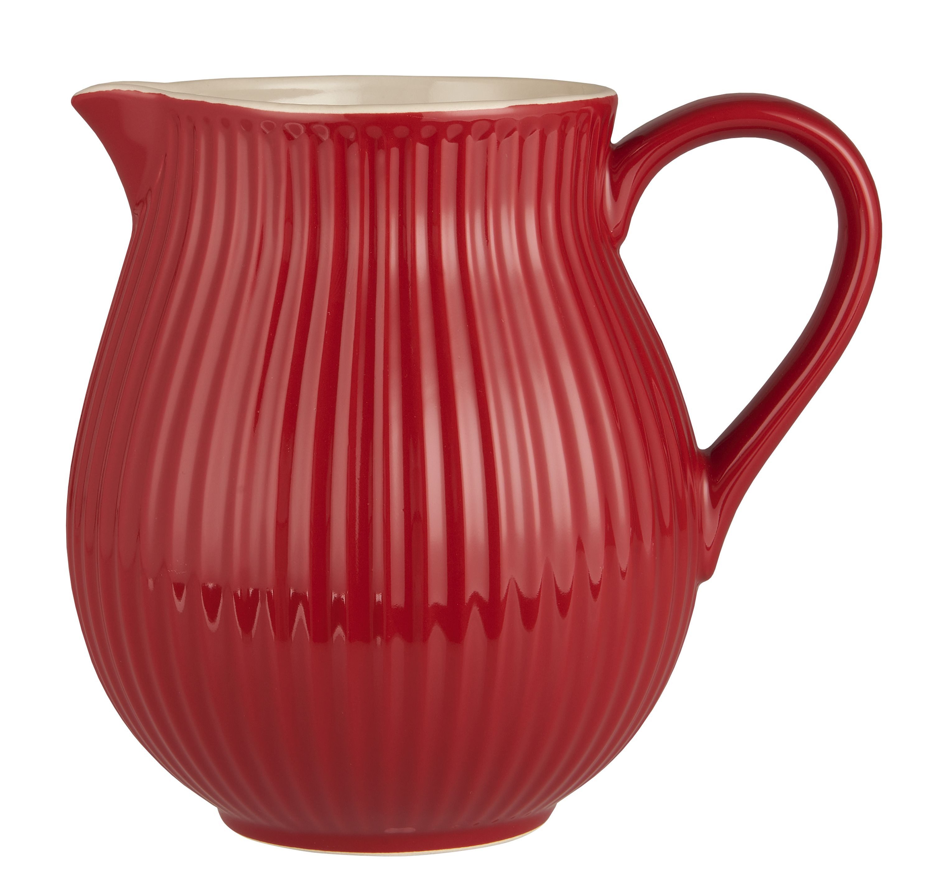 Ib Laursen Kanne Ib Laursen - Krug Kanne Karaffe Vase Mynte Keramik 2l Strawberry Rot