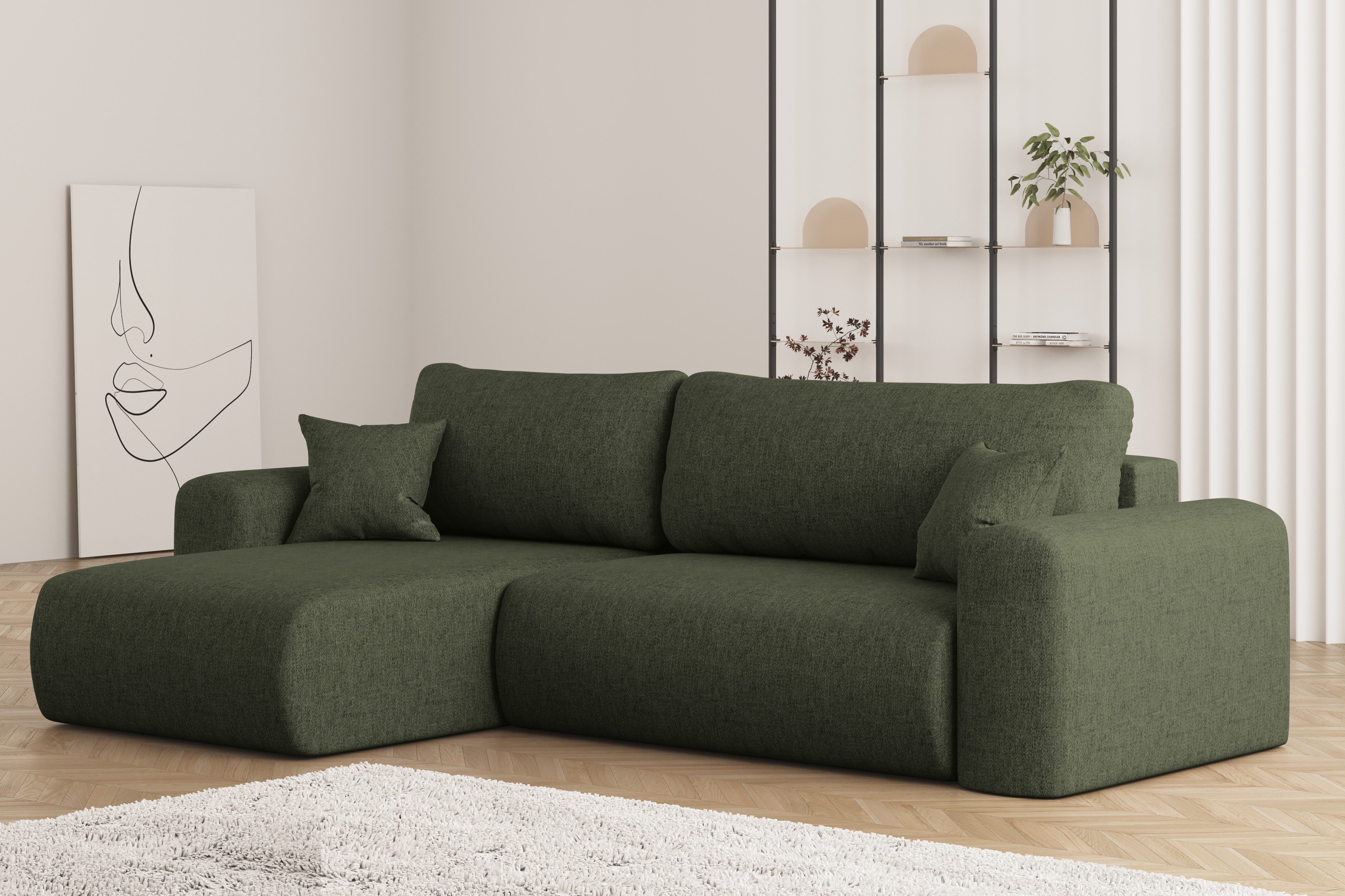 Kaiser Möbel Ecksofa Ecksofa mit Schlaffunktion günstig online kaufen