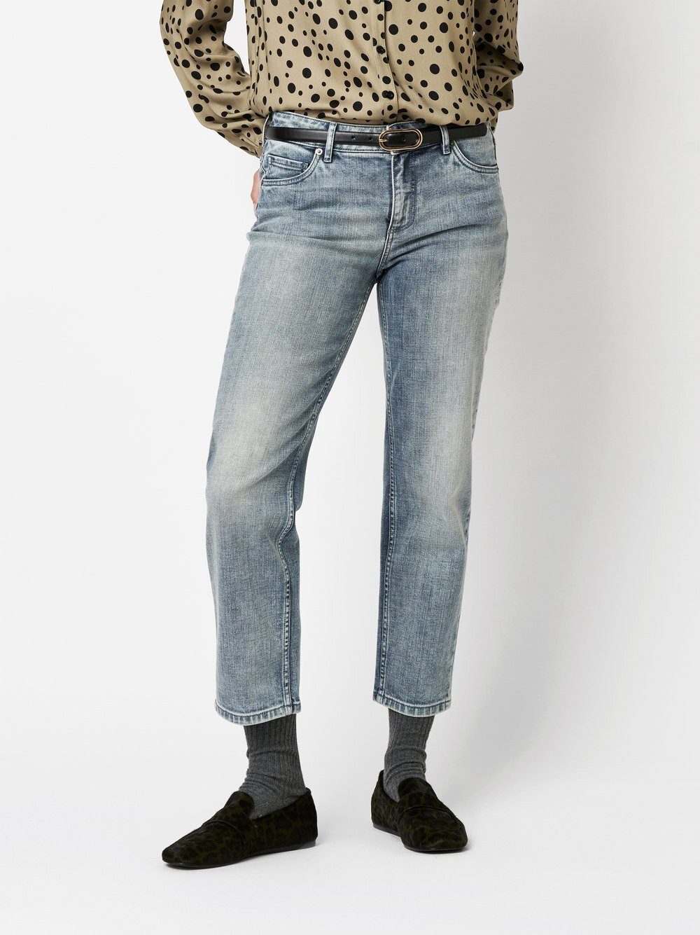 TONI Straight-Jeans Ella mit Waschung