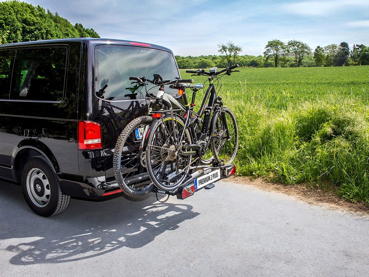 EUFAB Kupplungsfahrradträger PREMIUM 2 PLUS, für max. 2 Räder, abschließbar
