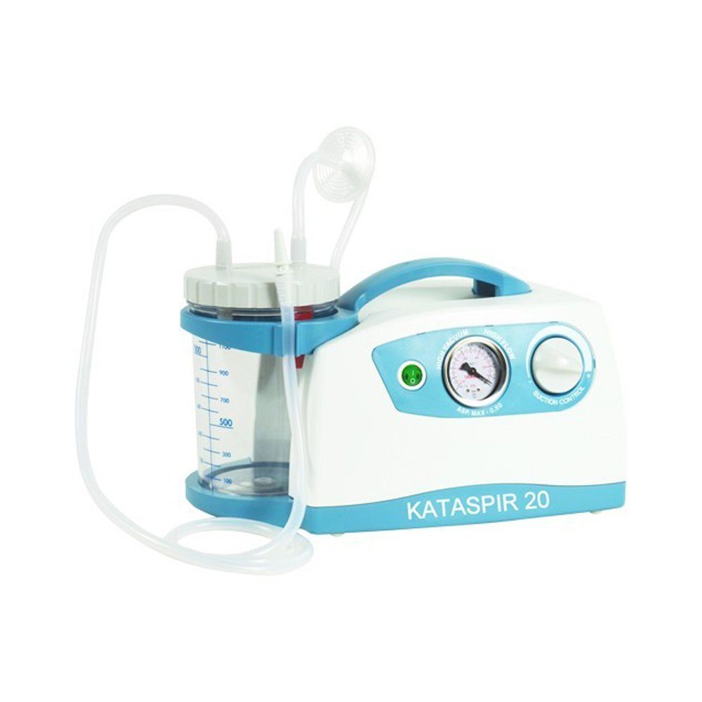 SANISMART Nasensauger 6l Saugleistung Absauggefäß 1000ml