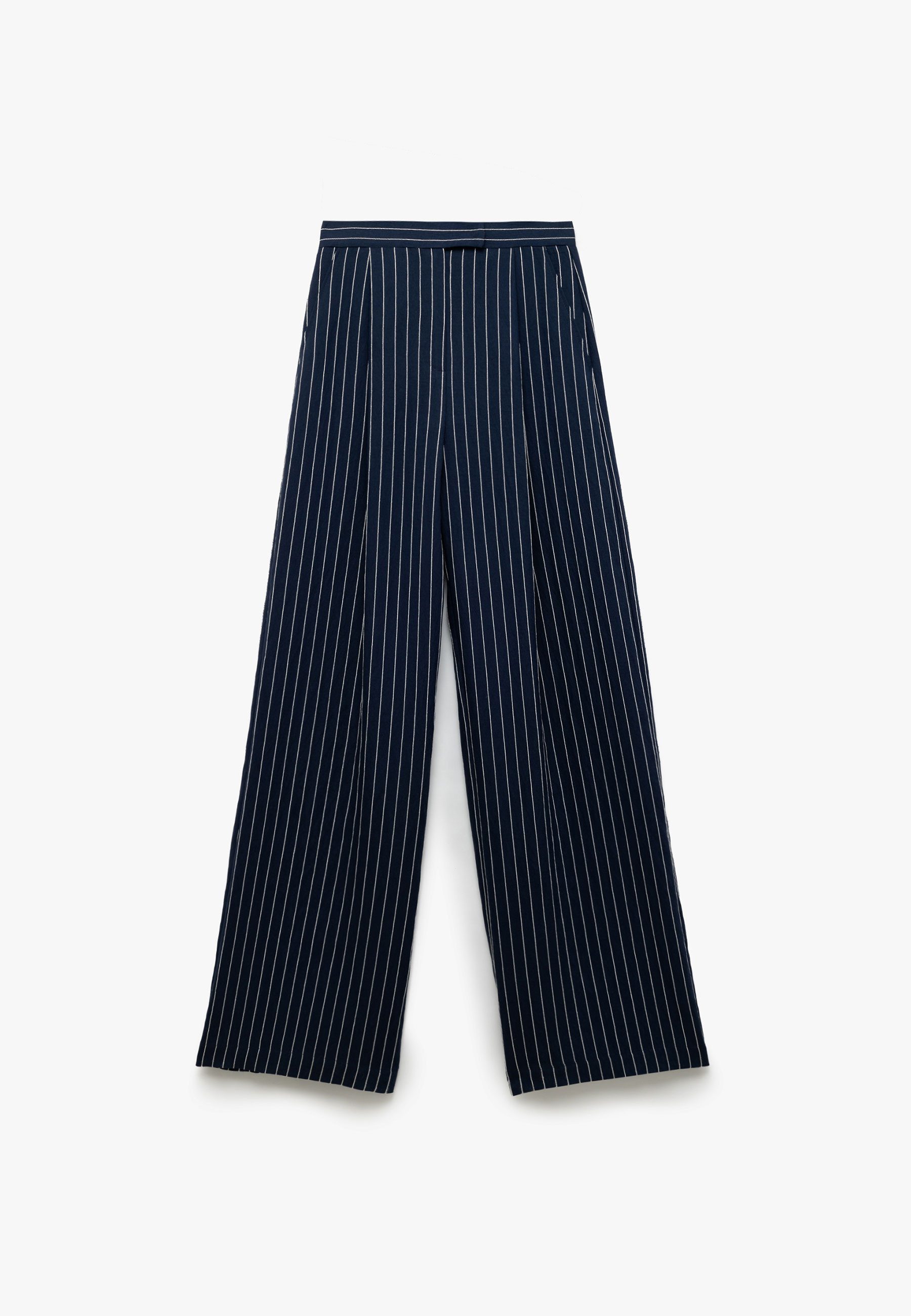 Palazzohose Normale Leibhöhe Wide Leg Palazzohose