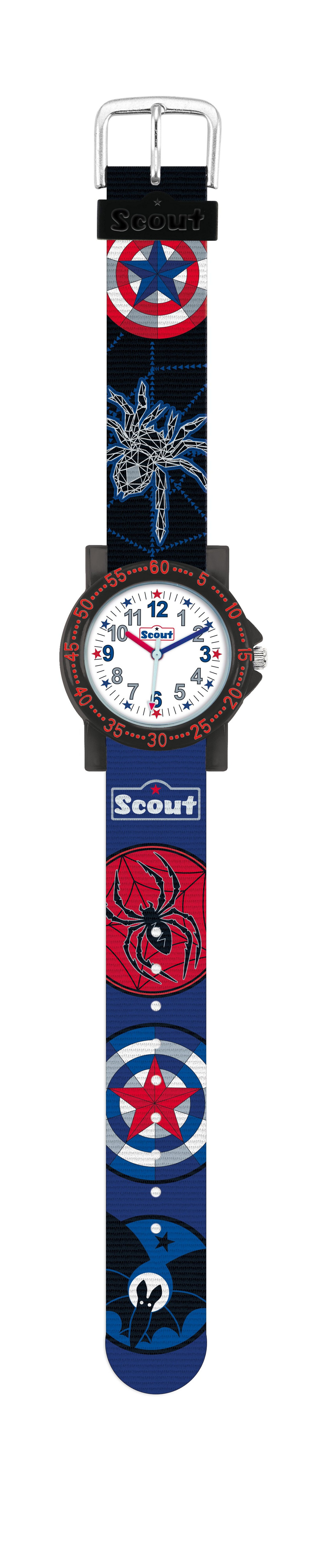 Scout Quarzuhr Kinder Armbanduhr "Dark Spider" 280375020