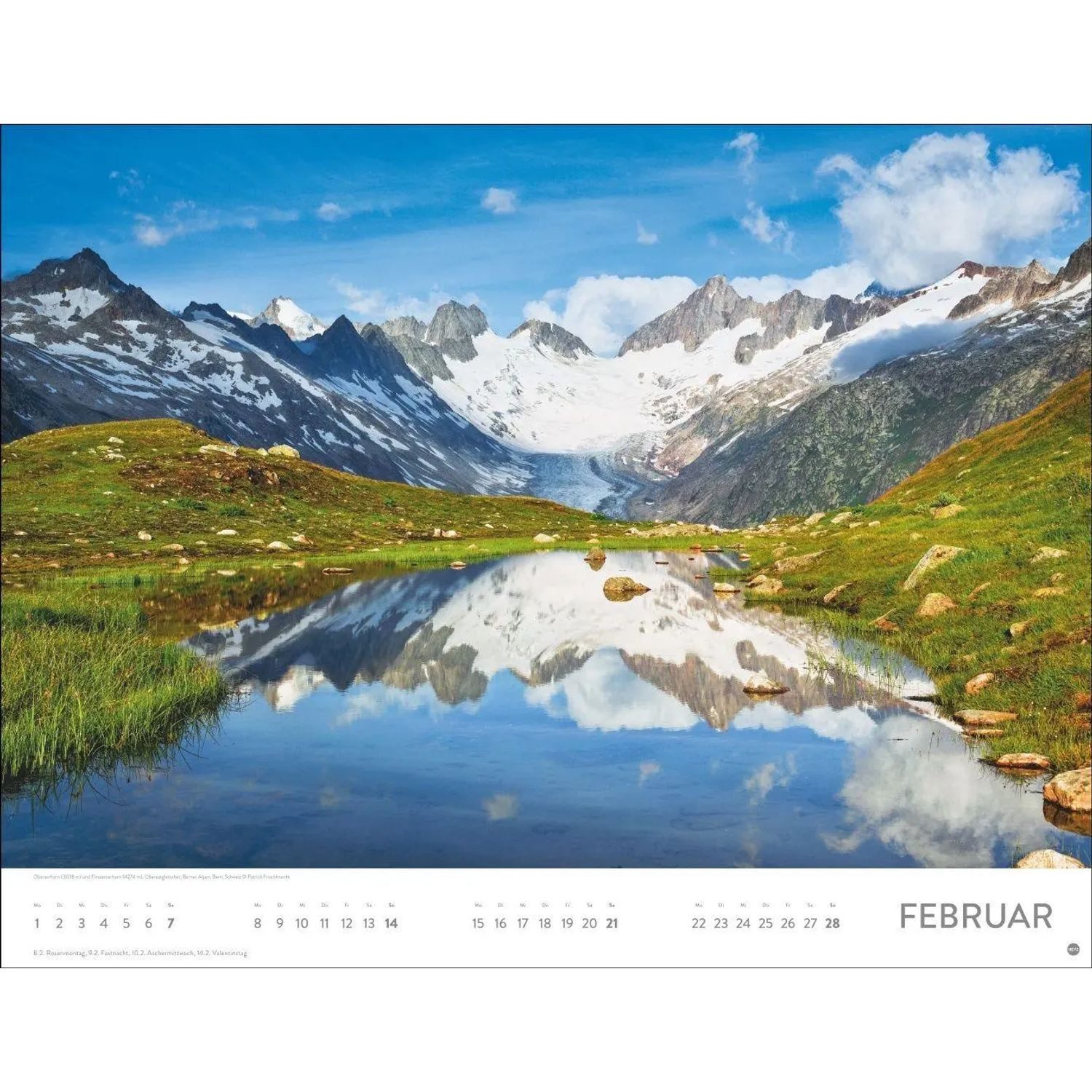 HEYE Wandkalender Faszination Alpen Posterkalender 2027