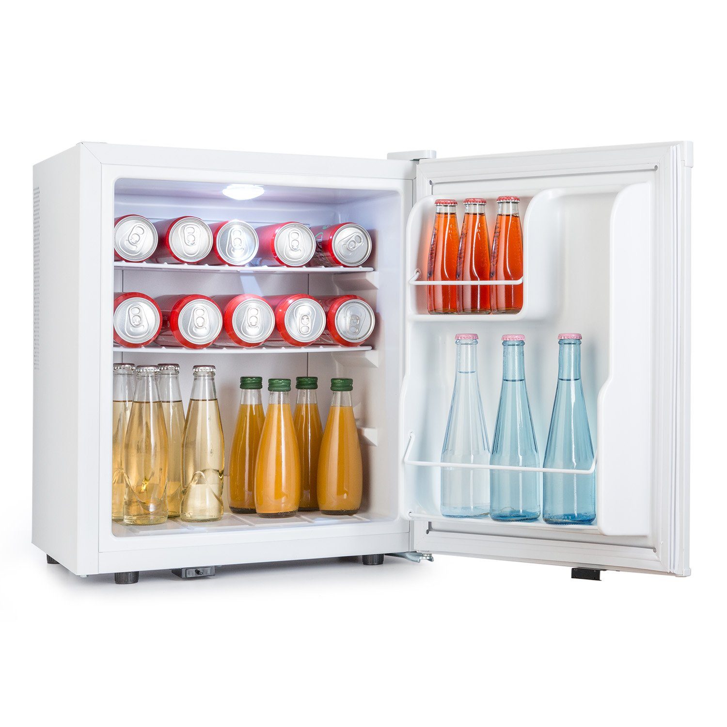 Klarstein Table Top Kühlschrank HEA3-HappyH-38l-WHC 10046361, 51 cm hoch, 43 cm breit, Bier Hausbar Getränkekühlschrank Hotel Mini Fridge