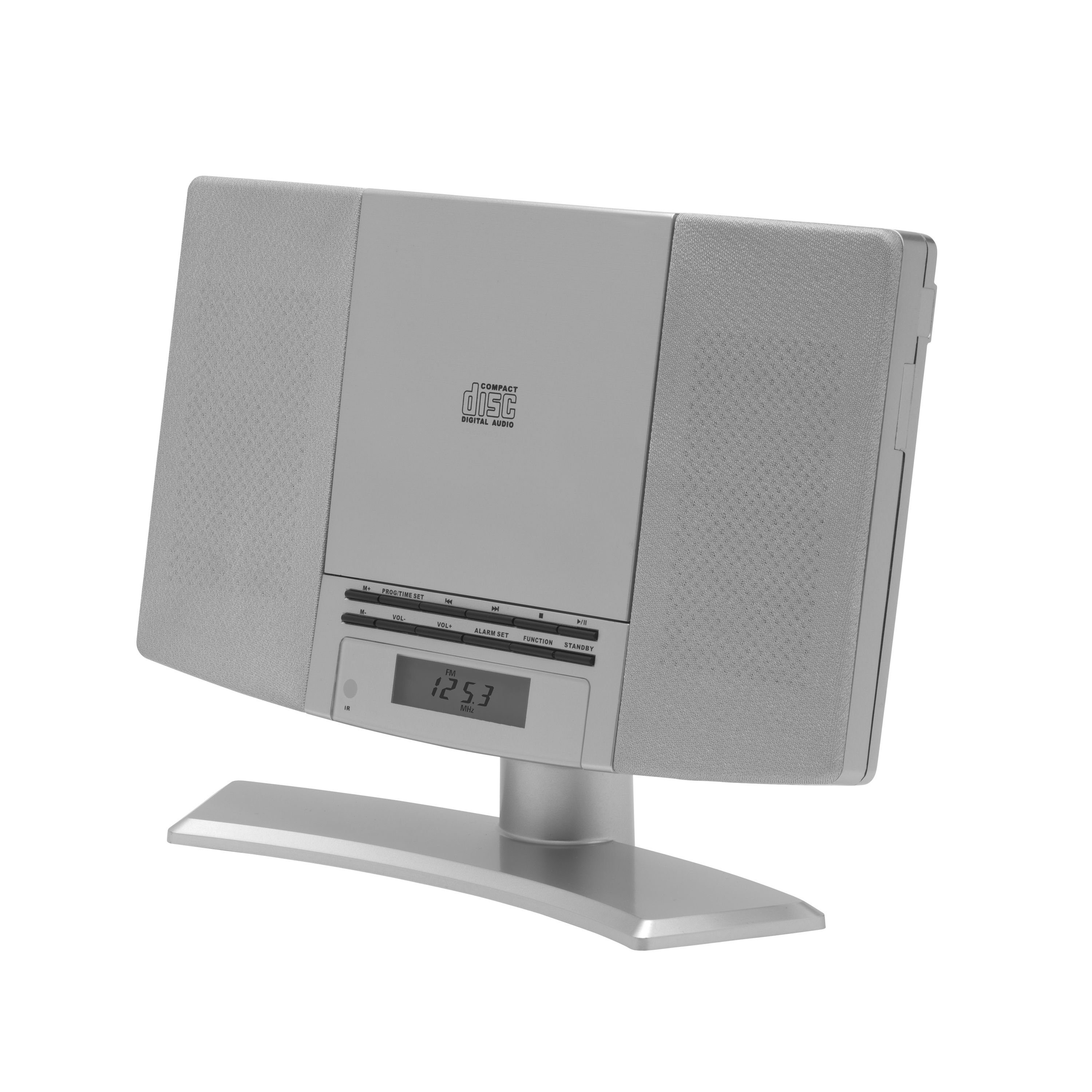 Denver MC-5220 Silber Kompaktanlage (Design Stereoanlage mit CD плееры, Radio und AUX-IN)