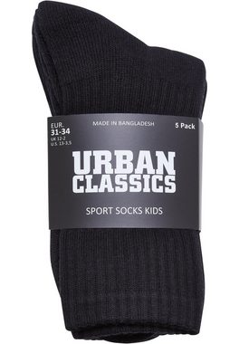 URBAN CLASSICS Basicsocken Urban Classics Unisex Sport Socks Kids 5-Pack (1-Paar)