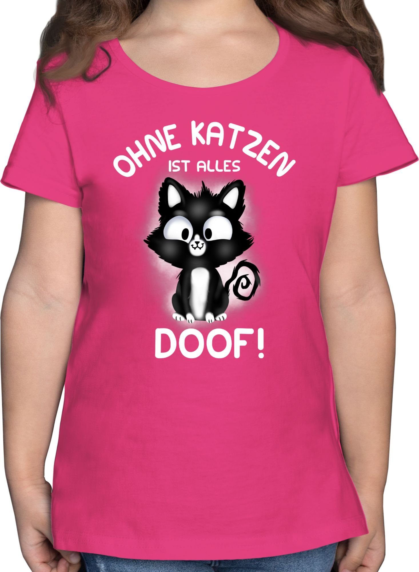 T-Shirt Ohne Katzen ist alles doof!