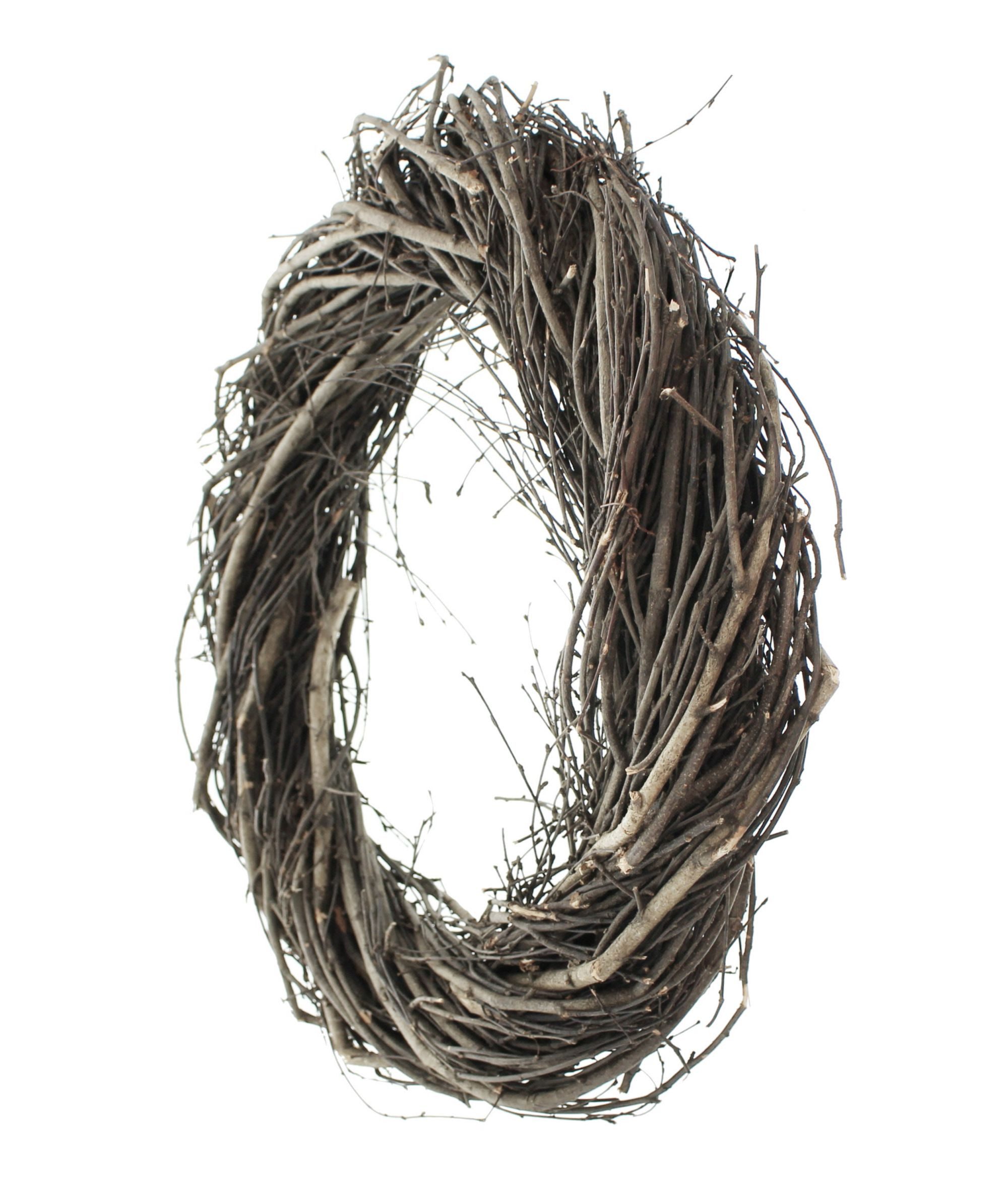 Dekoleidenschaft Dekokranz aus Reisig, groß, Ø 45 cm, braun, Reisigkranz, Wandkranz, Türkranz, Fensterkranz, Naturkranz, Tischkranz, Kranz für Drinnen & Draußen – Bild 4 von 4