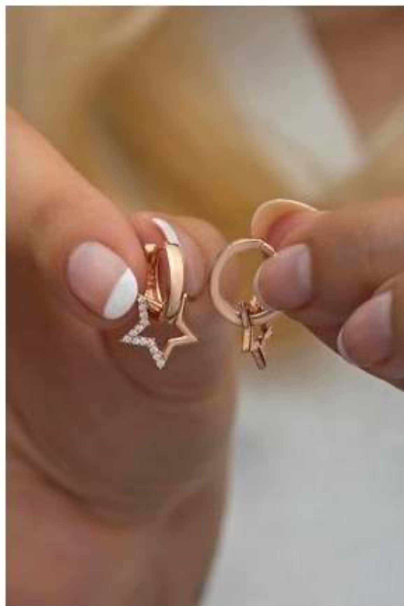 Nisan Ohrring-Set, Damen Creolen Ohrringe, 925 Sterling Silber Rosévergolde günstig online kaufen