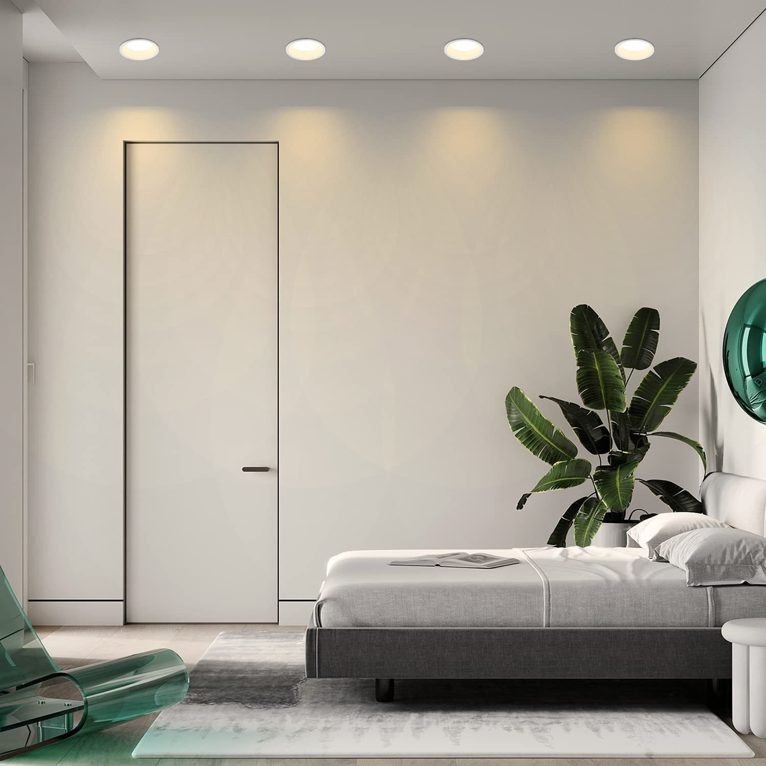 5er Set Led Einbaustrahler Ip44 Neutralweiß Für Feuchträume_voghion.com