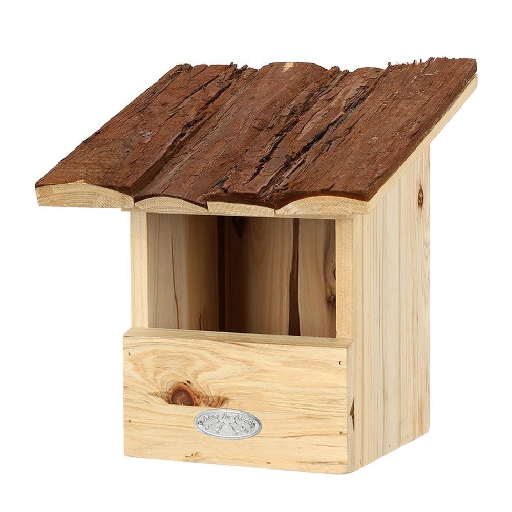 20,5 mit Vogelhaus, Rivanto Rindendach x H24,5cm Rotkehlchen x 20,5 Nistkasten