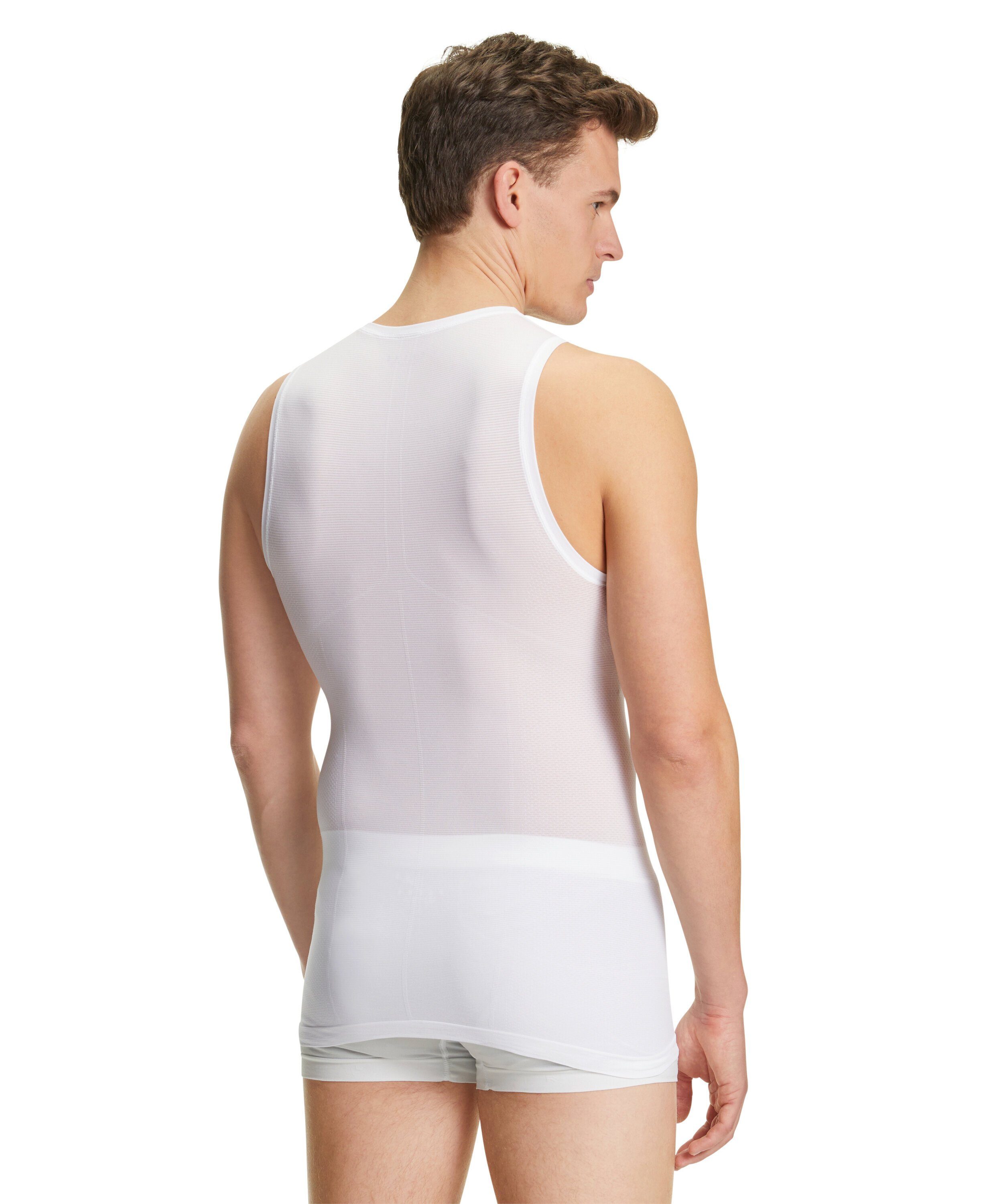 FALKE Funktionstop (2860) white kühlend Temperaturen (1-tlg) für warme