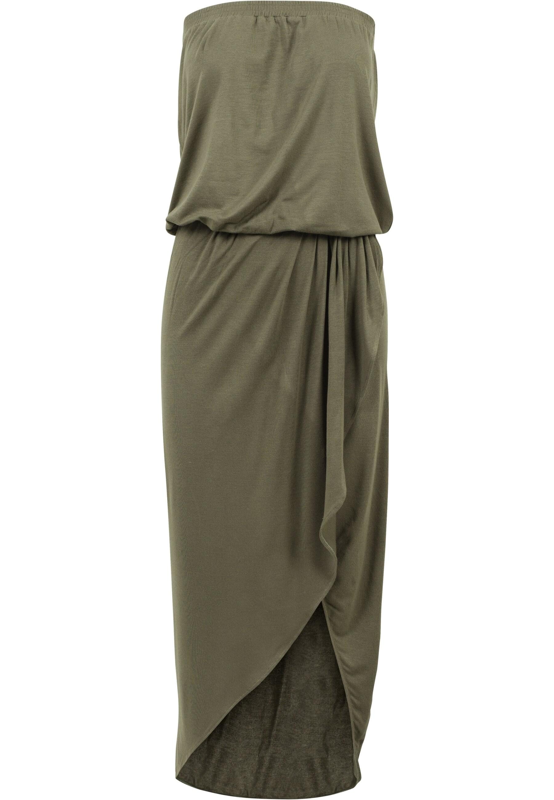 URBAN CLASSICS Shirtkleid Urban Classics Damen Ladies Viscose Bandeau Dress (1-tlg)