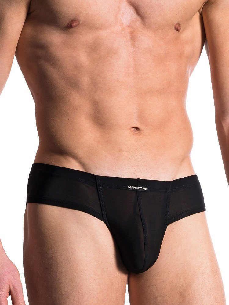 String MANSTORE M101: Cheeky Brief, schwarz