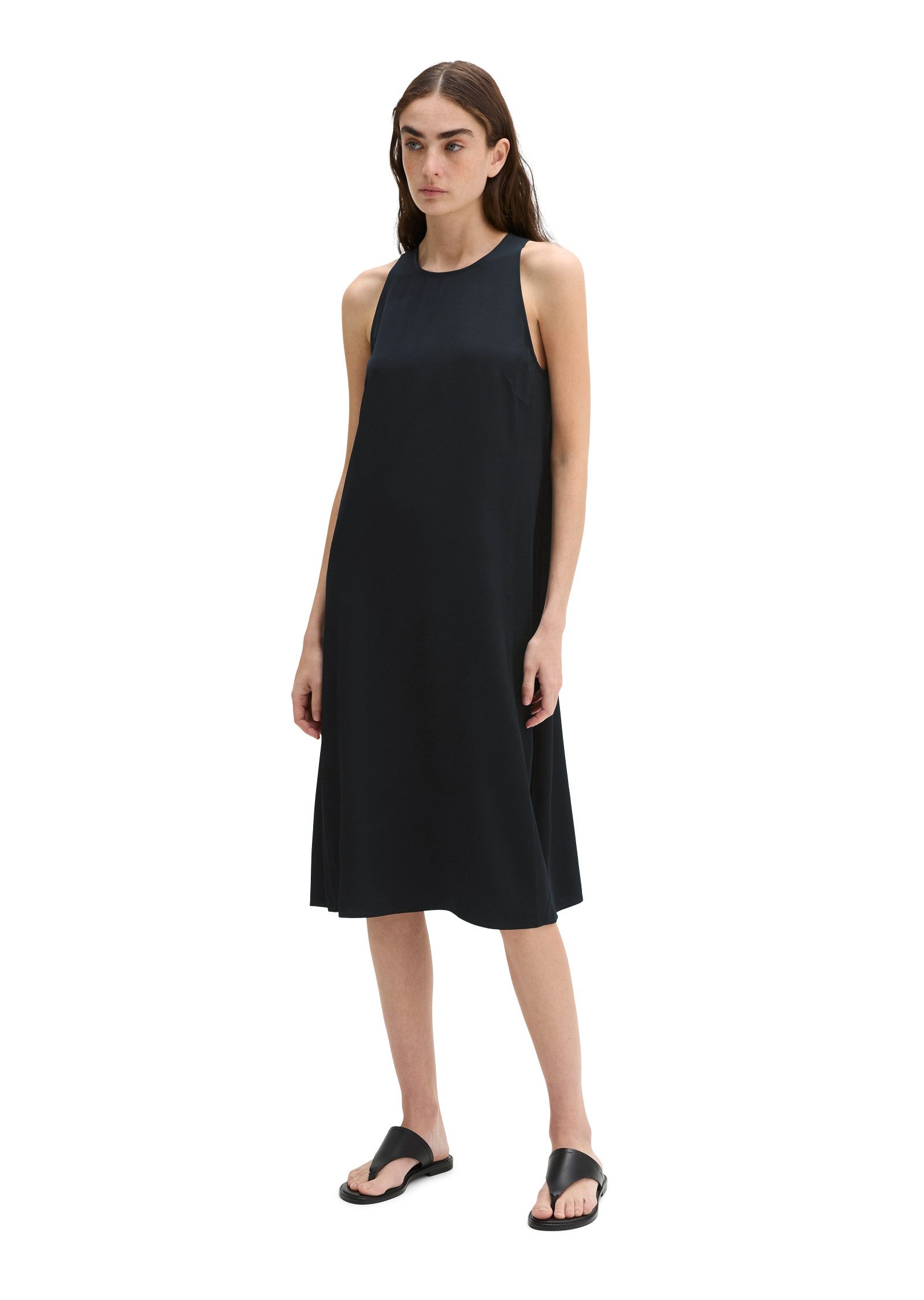 Marc O'Polo Midikleid aus edlem Viskose-Twill – Bild 5 von 5