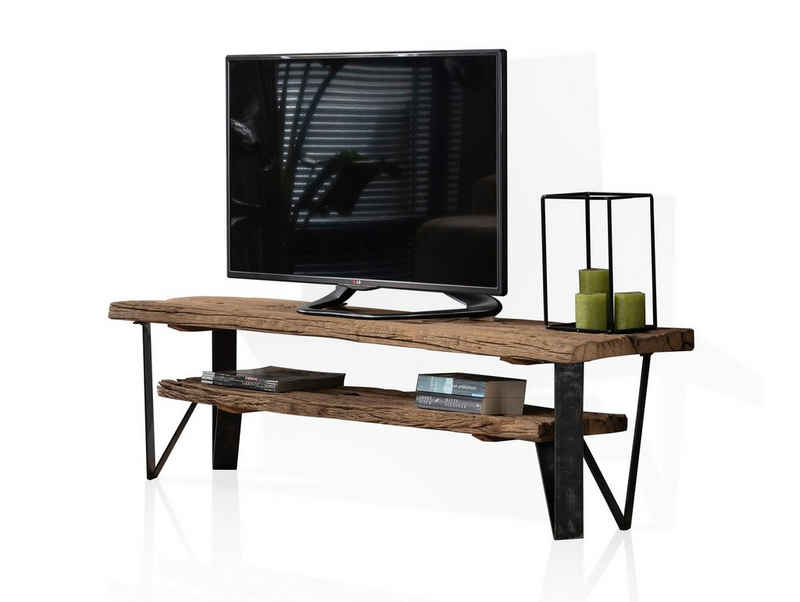 Moebel-Eins TV-Board BINKO TV-Lowboard rustikal, Material Massivholz, BINKO TV-Lowboard rustikal, Material Massivholz
