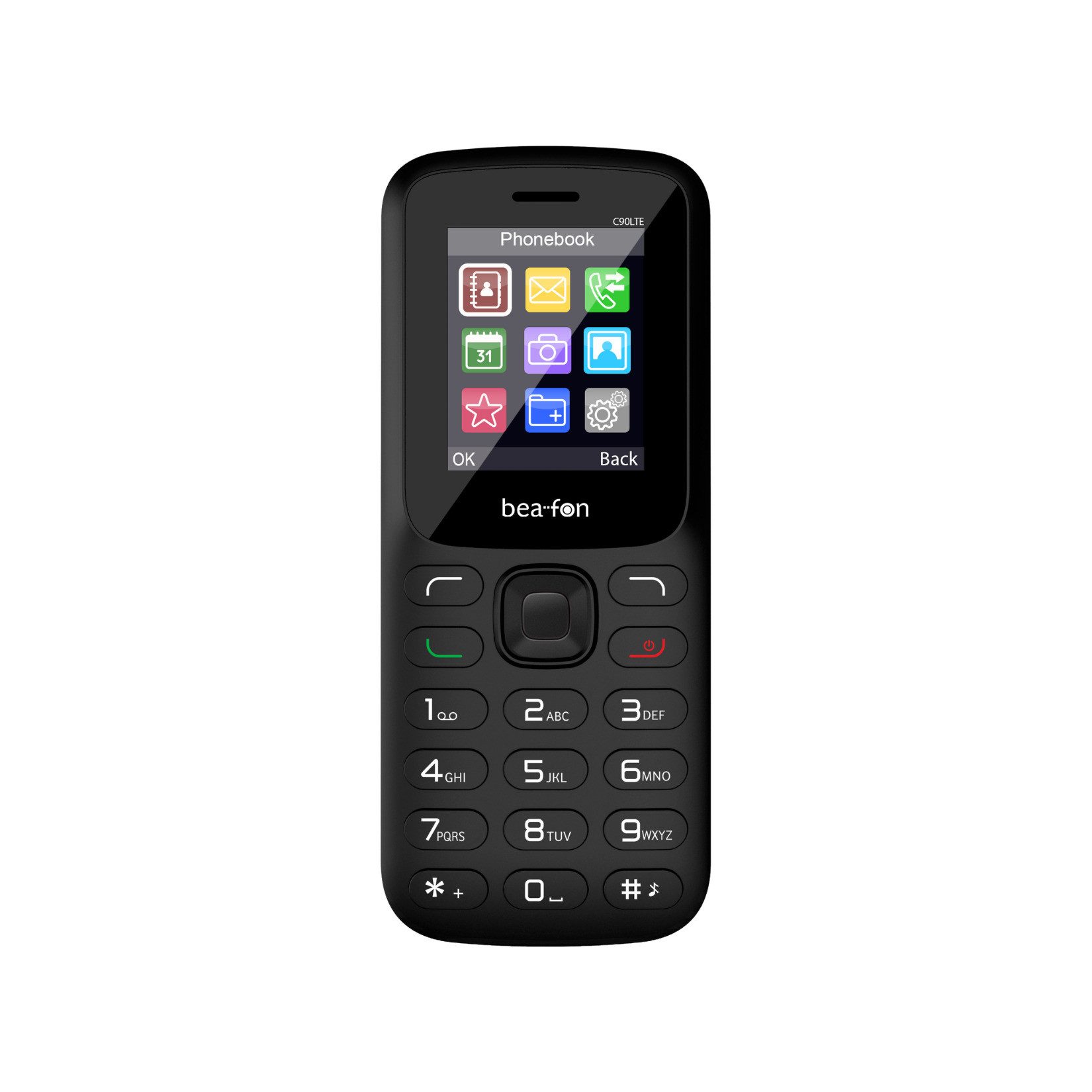 Beafon C90 Seniorenhandy (4,3 cm/1,7 Zoll)