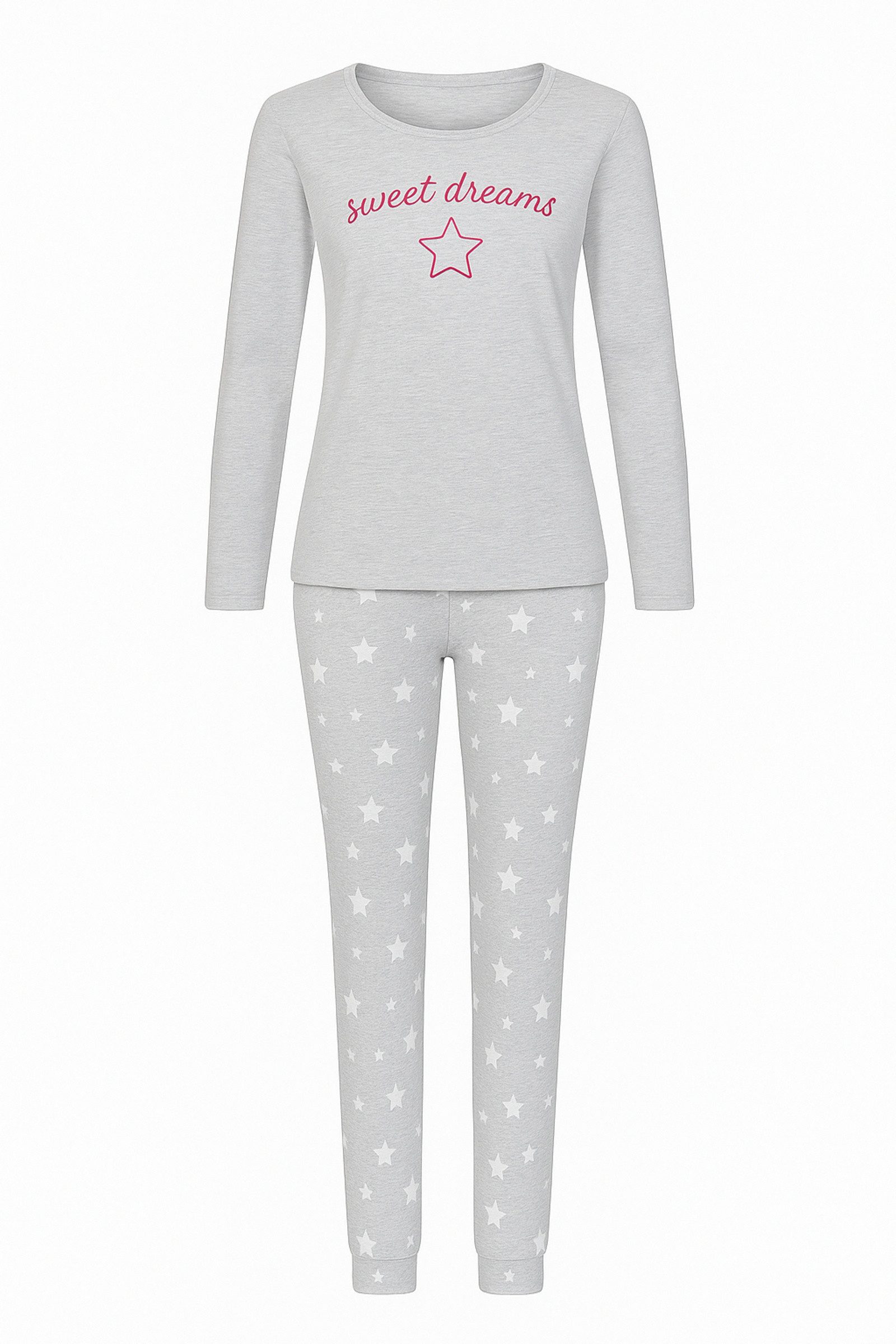 Era&Me Pyjama Era & Me Pyjama Lang (Pyjama Set, 2 tlg., Schlafhose + Langar günstig online kaufen