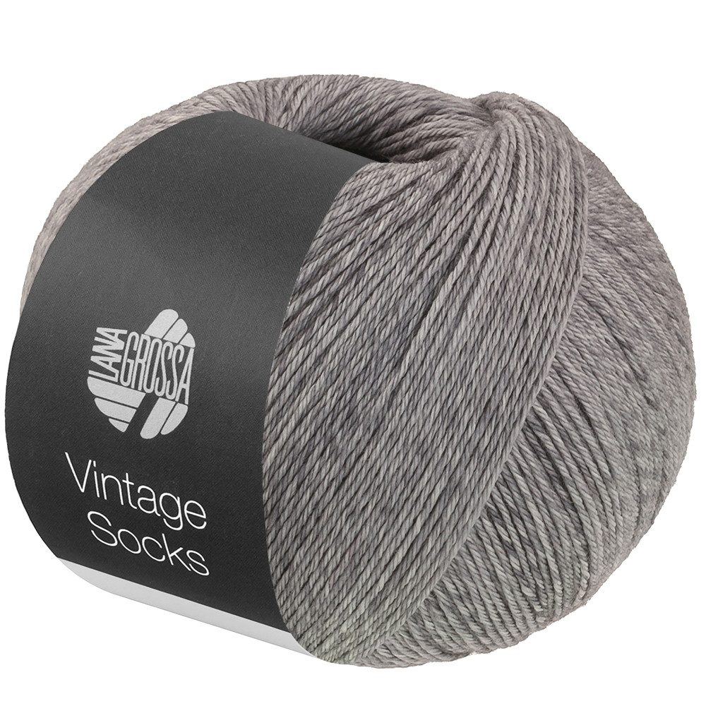 LANA GROSSA VINTAGE SOCKS Häkelwolle, 400 m (hochwertige 4-fach Sockenwolle mit Ton in Ton Farbeffekt), 100 g