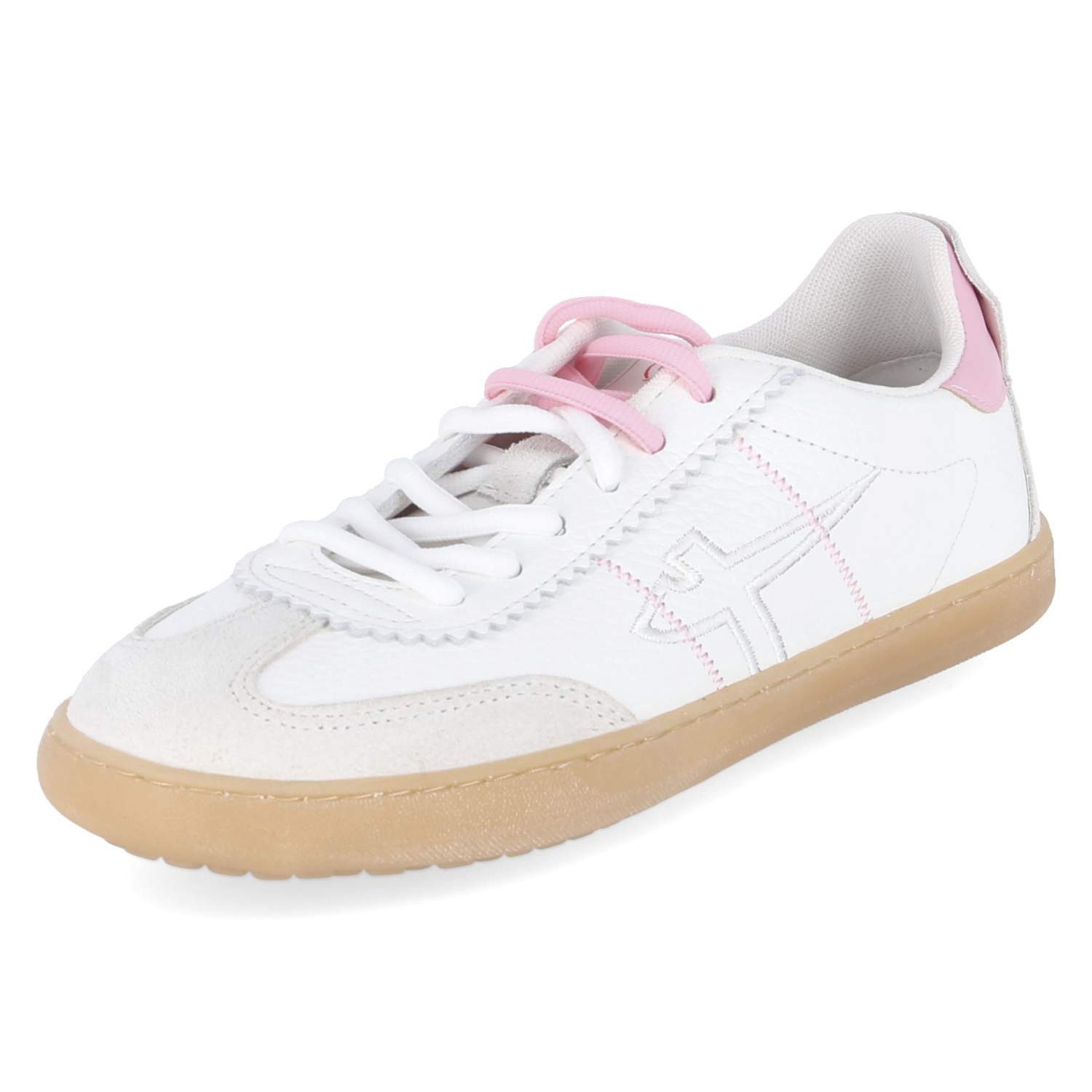 Tamaris Tamaris 1-23609-46-156 Damen Leder und Synthetik weiss Schnürschuh günstig online kaufen