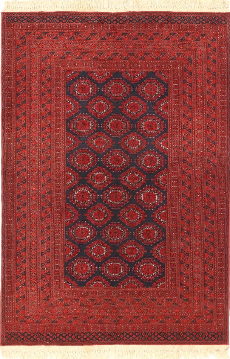 Orientteppich Afghan Mayer 125x185 Handgeknüpfter Orientteppich, Nain Trading, rechteckig, Höhe: 6 mm