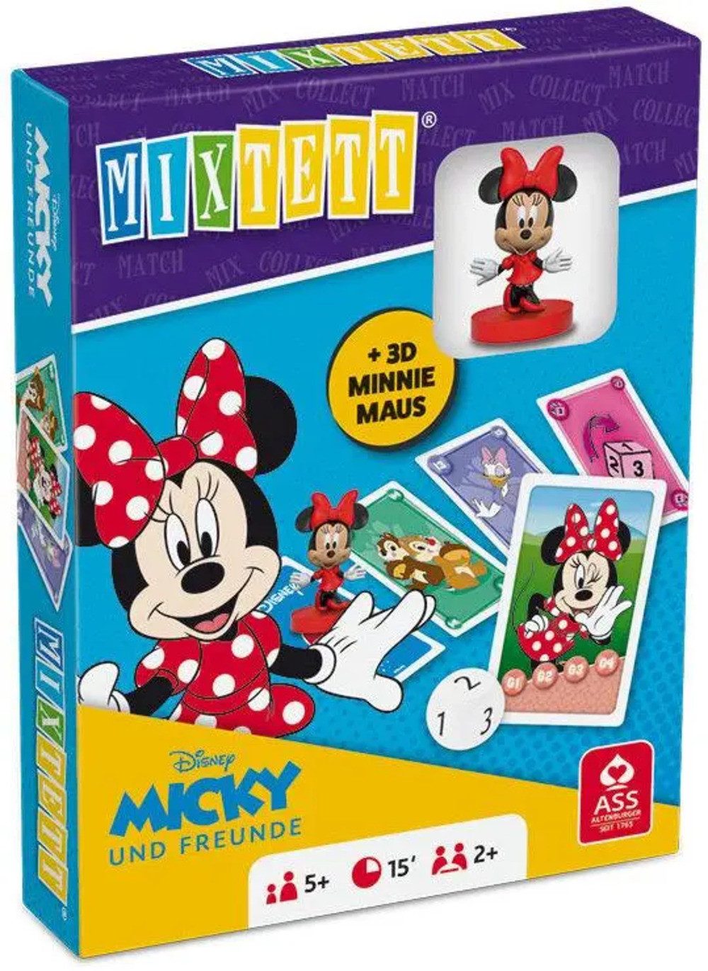 Cartamundi Spiel Mixtett - Disney Mickey Mouse & Friends Set 3 (Minnie)
