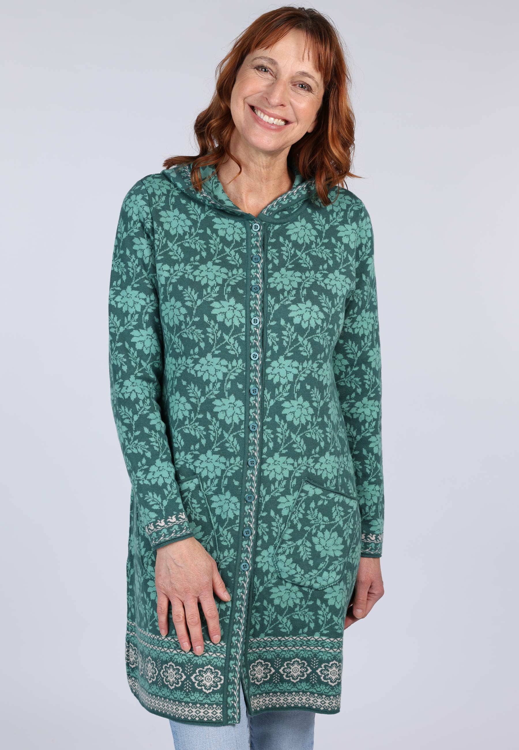 Sorgenfri Sylt Strickmantel Glory Ajour-Strickdetails günstig online kaufen