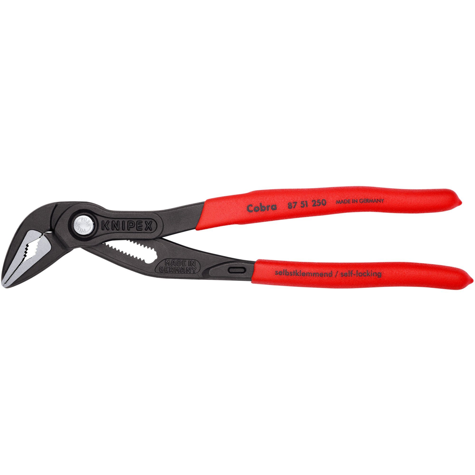 Knipex Greifzange KNIPEX Cobra ES 87 51 250, 250mm, Rohr-