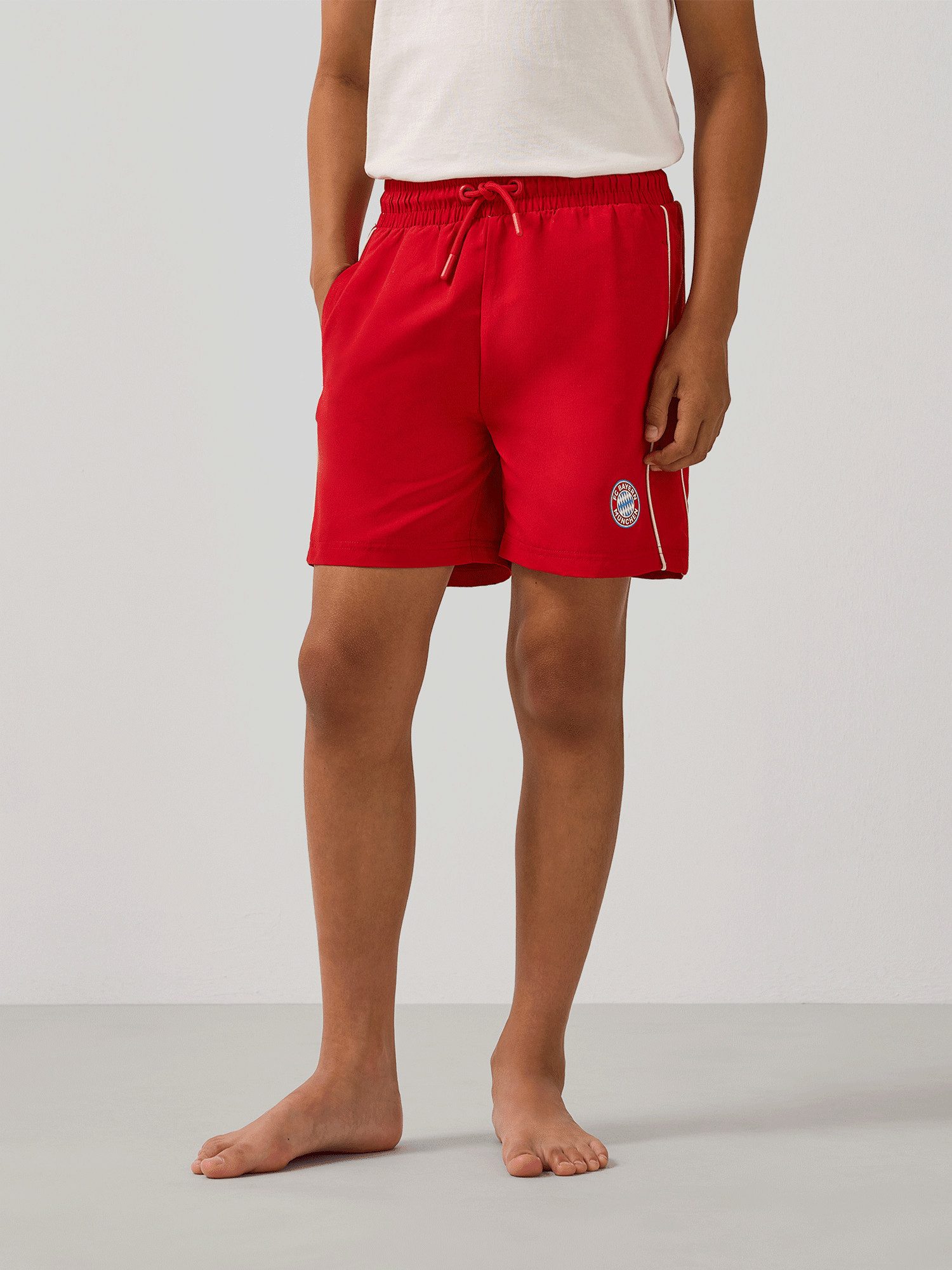 FC Bayern München Badehose FC Bayern München, Badehose Essentials, Kinder, Rot