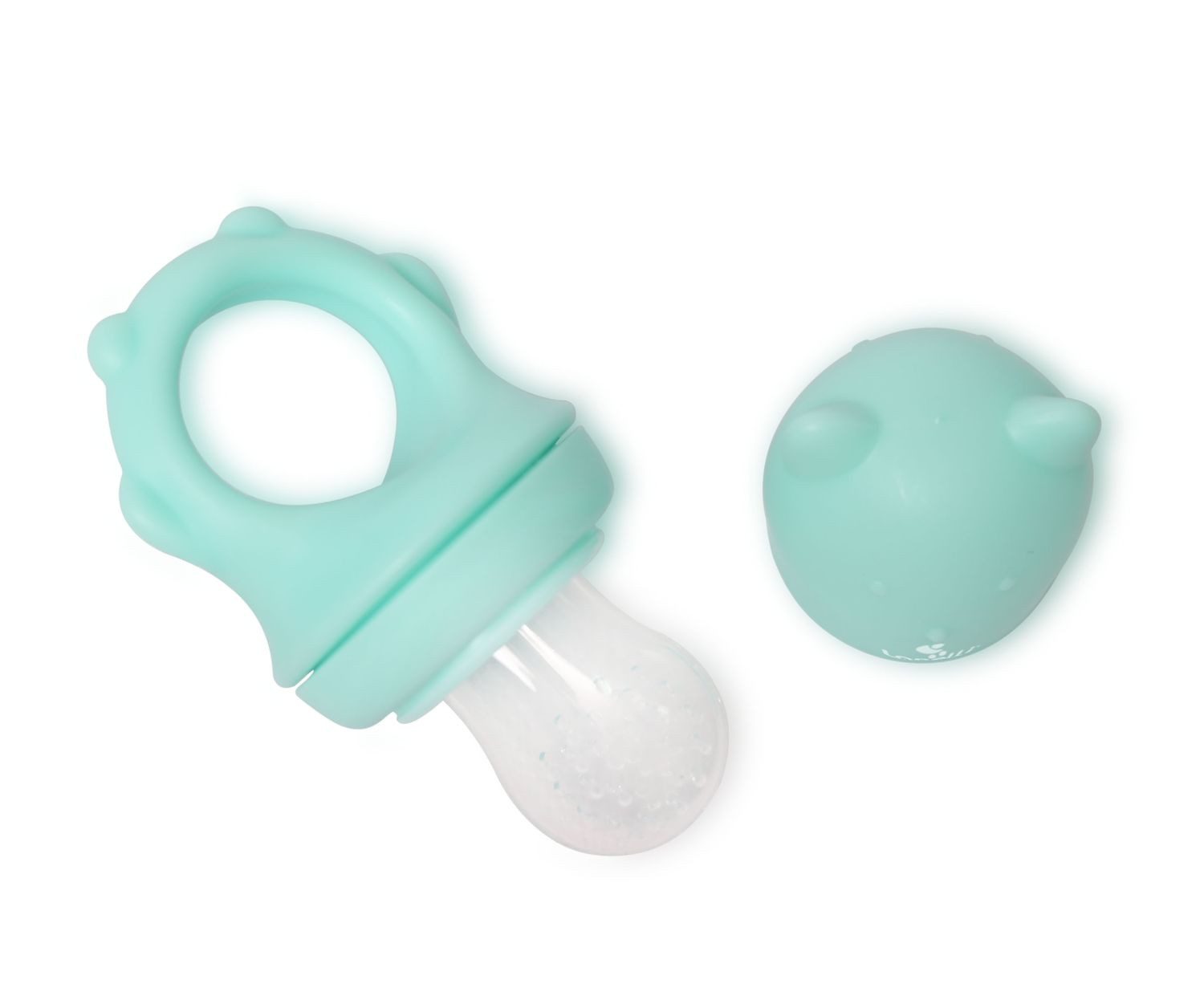 Lorelli Schnuller Fruchtsauger 2 in 1 Beißring, Beikostsauger, Fütterhilfe, Schutzkappe