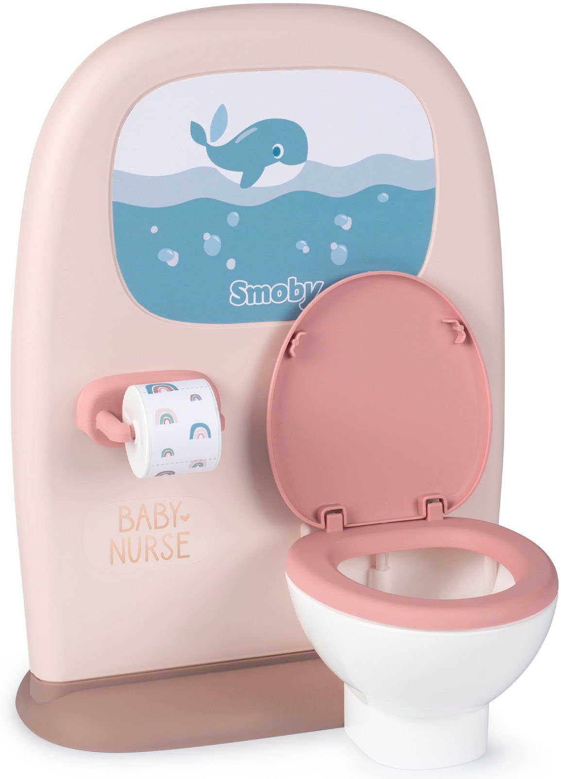 Smoby Puppen Pflegecenter Baby Nurse, Puppen-Badezimmer, Made in Europe