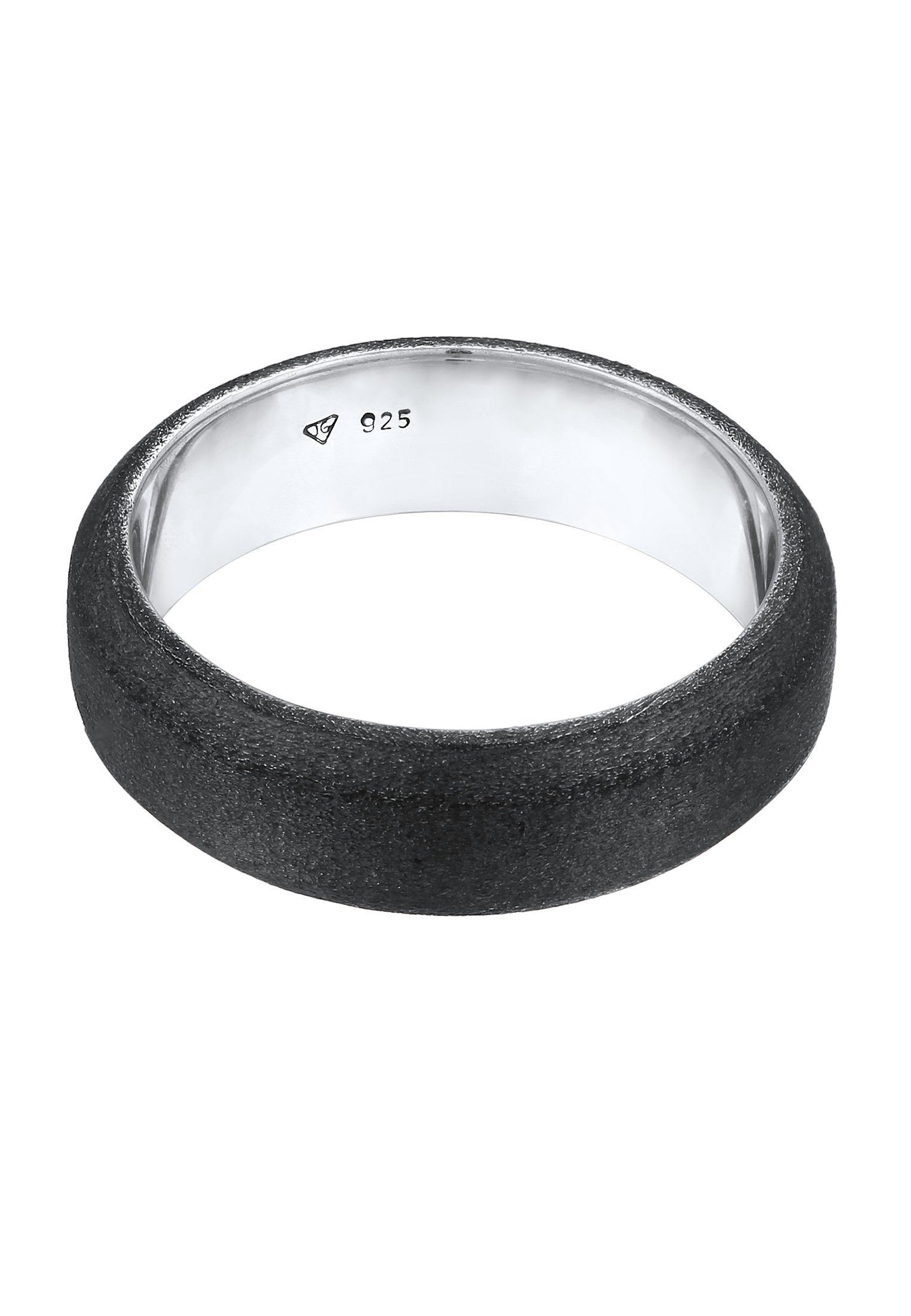 Kuzzoi Silberring Herren Bandring Basic 925 Silber