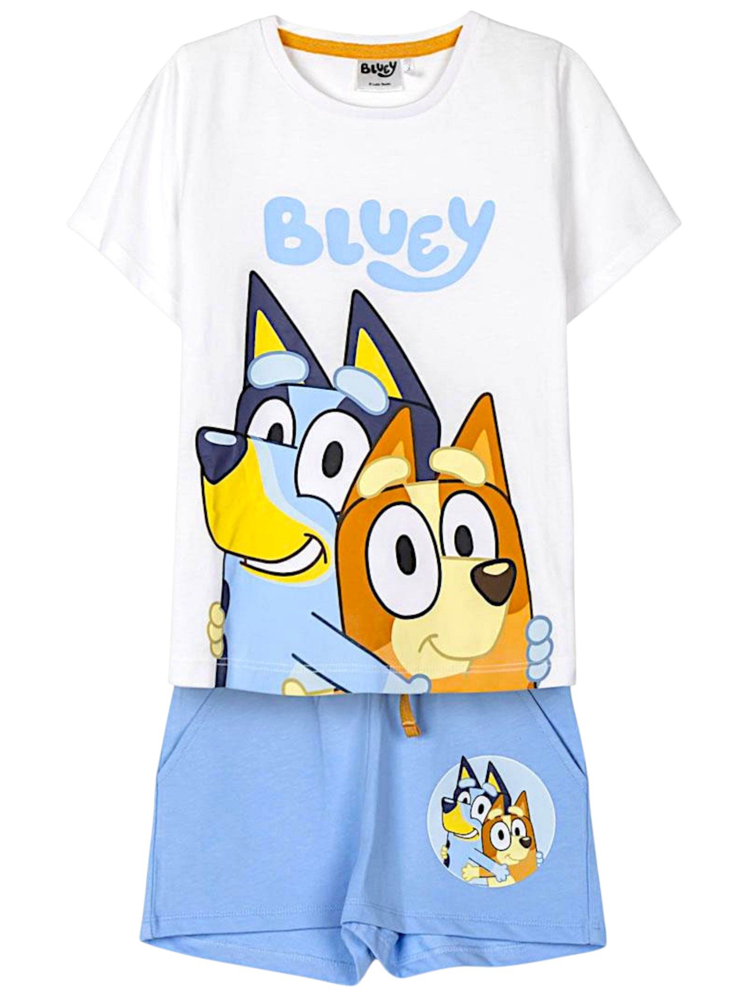 T-Shirt & Shorts Bluey & Bingo