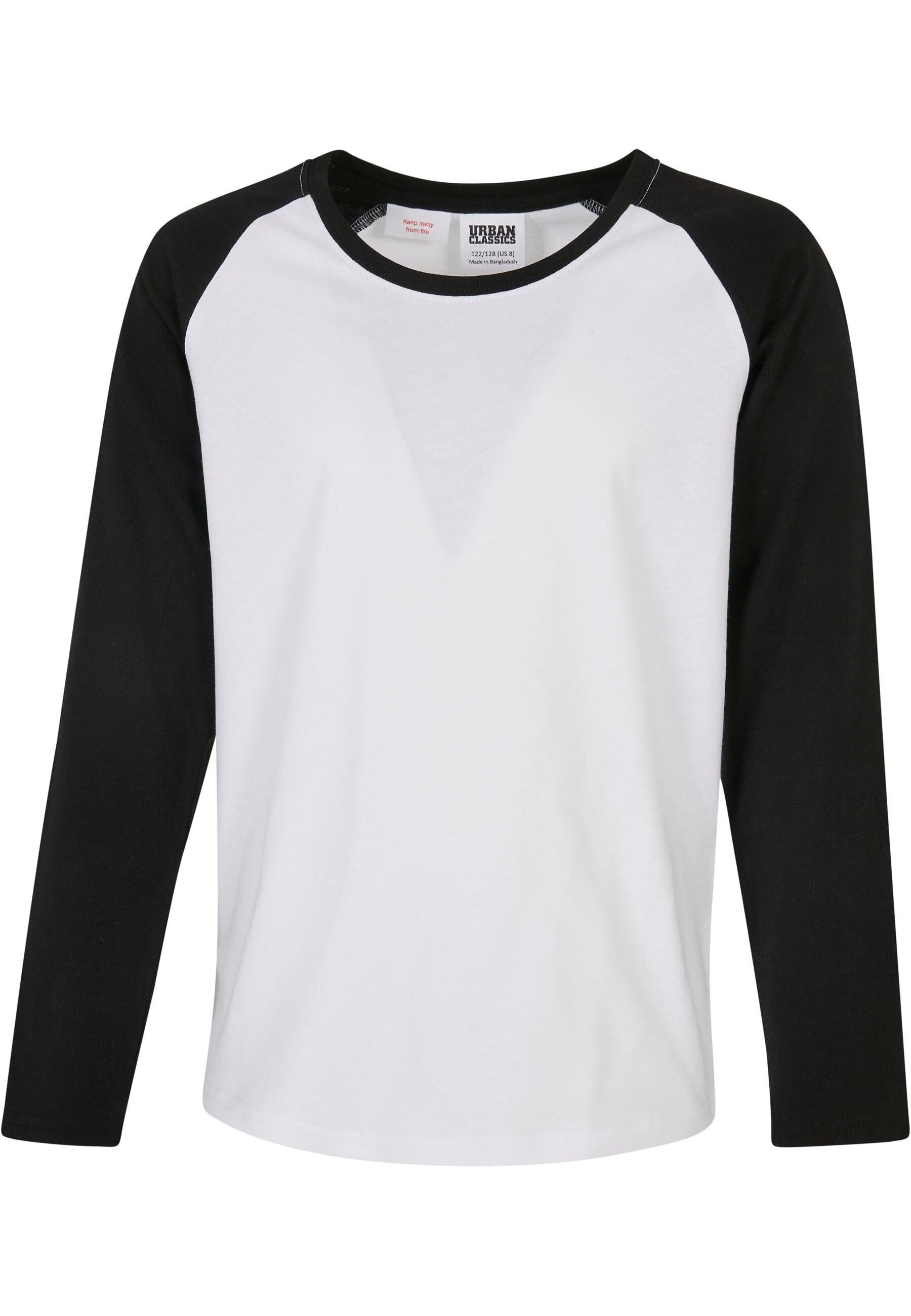 URBAN CLASSICS Kurzarmshirt Urban Classics Damen Girls Contrast Raglan Longsleeve (1-tlg)