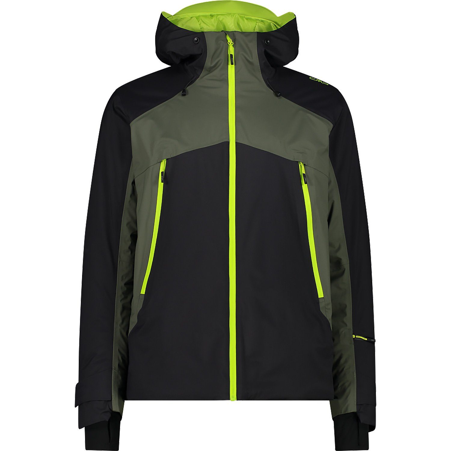 CMP CAMPAGNOLO 3-in-1-Funktionsjacke 61UP NERO-OILGREEN