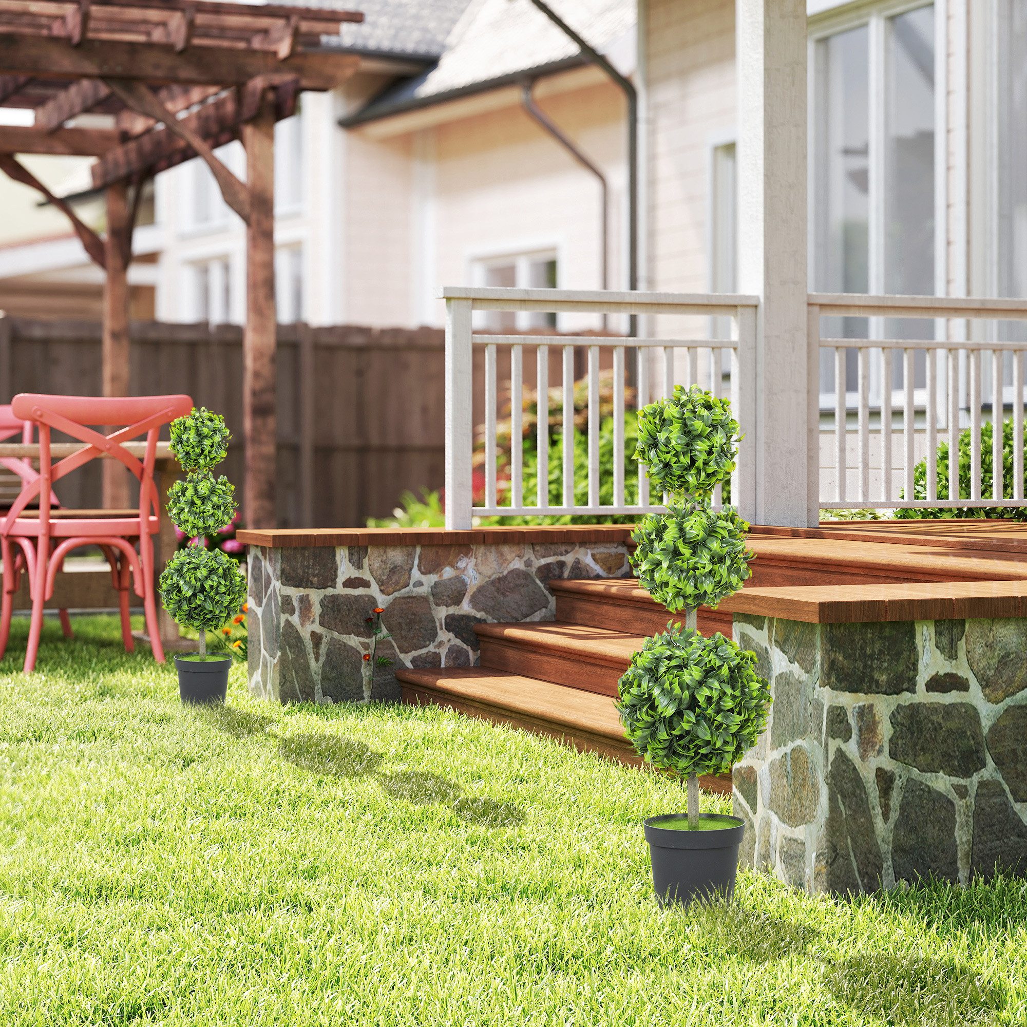 Kunstpflanze groß 100cm Künstliche Pflanzen im Topf