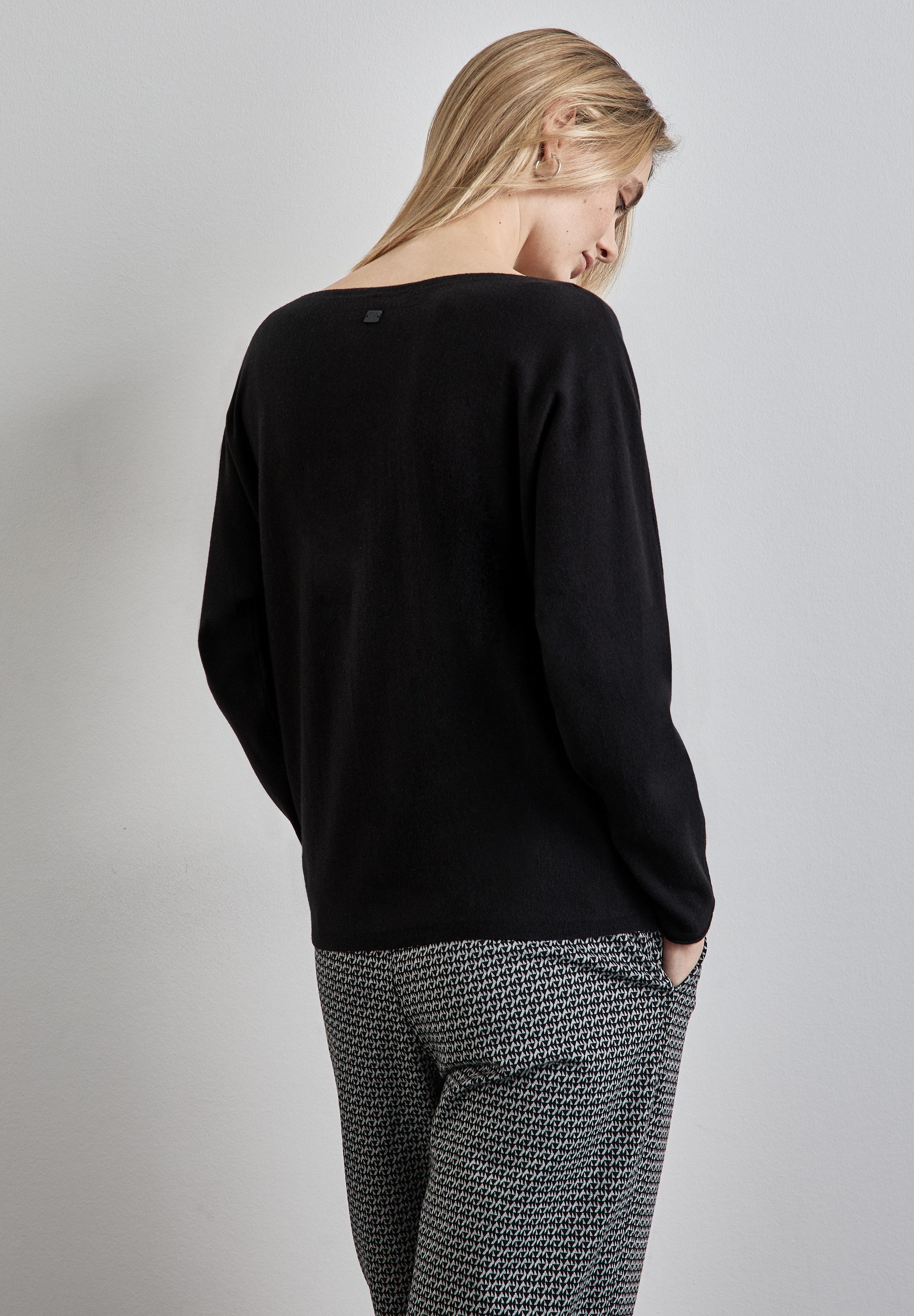STREET ONE Strickpullover im Dolman-Stil, mit günstig online kaufen