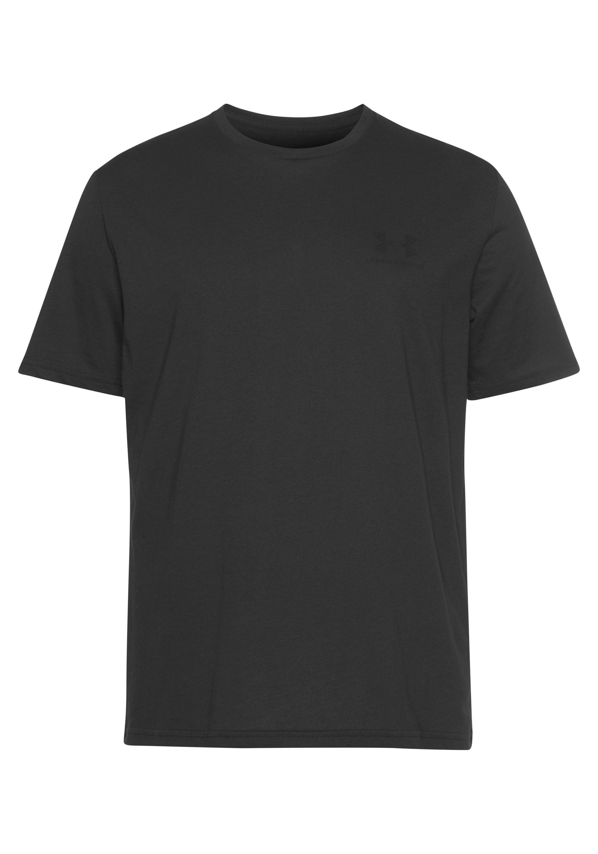 schwarz Armour® SLEEVE UA Under SHORT SPORTSTYLE LC T-Shirt