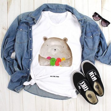 Mr. & Mrs. Panda T-Shirt Bär Gefühl - Weiß - Geschenk, T-Shirt mit Spruch, Frauen, Teddy, Wahn (1-tlg)