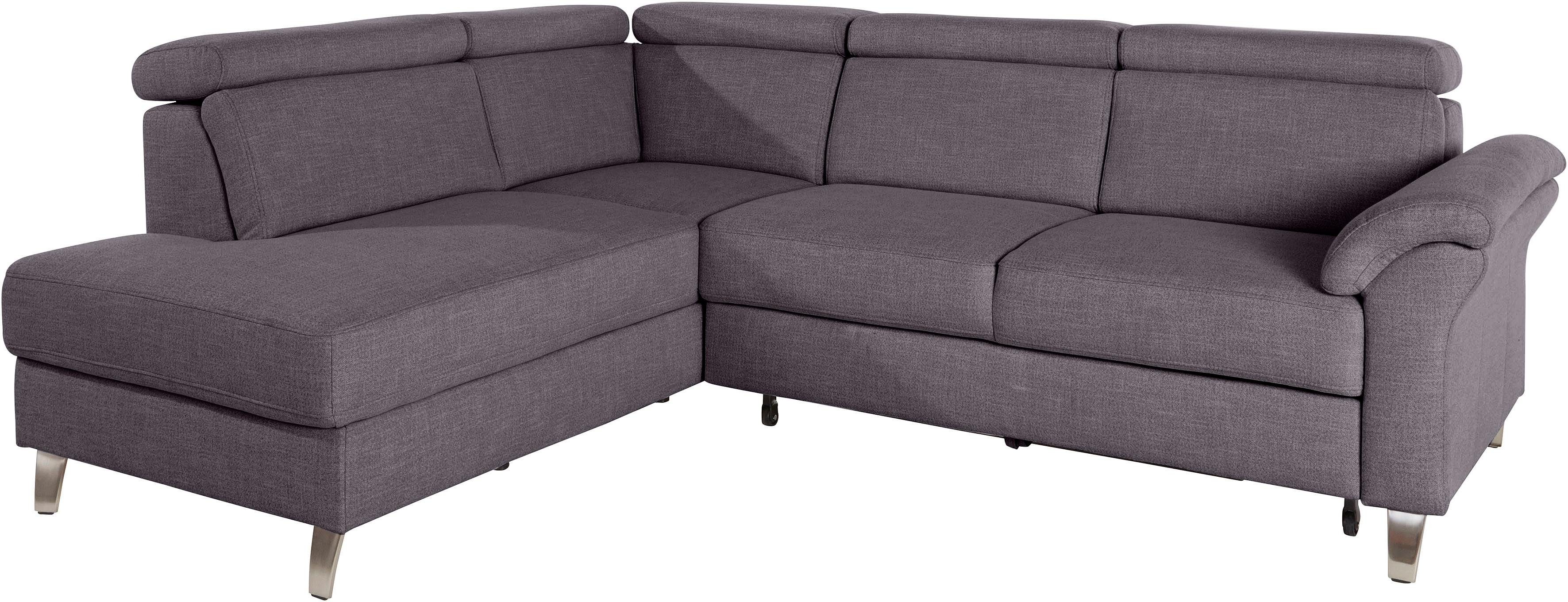 sit&more Ecksofa Arngast L-Form, inklusive Kopfteilverstellung günstig online kaufen
