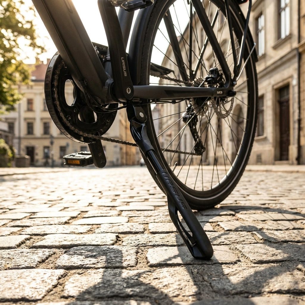 URSUS Fahrradständer Ursus Seitenständer Wave 26 bis 28 Zoll schwarz verstellbar Alu